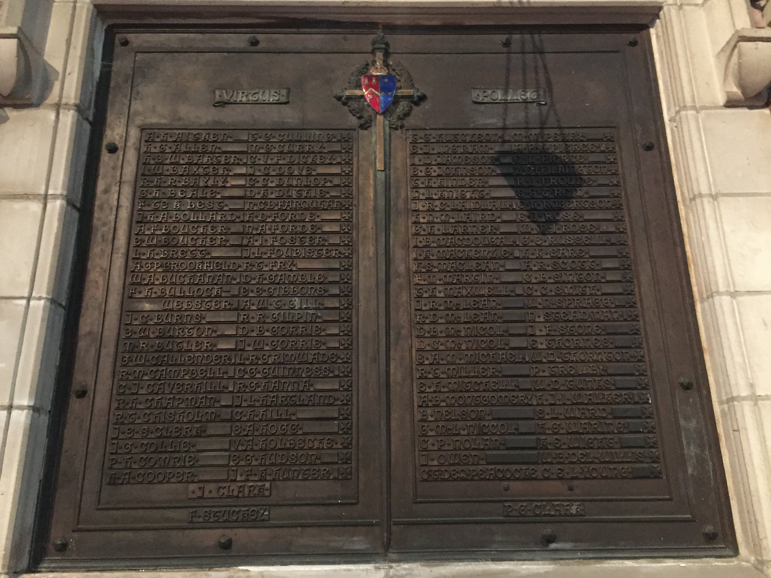 King's College Roll of Honour
