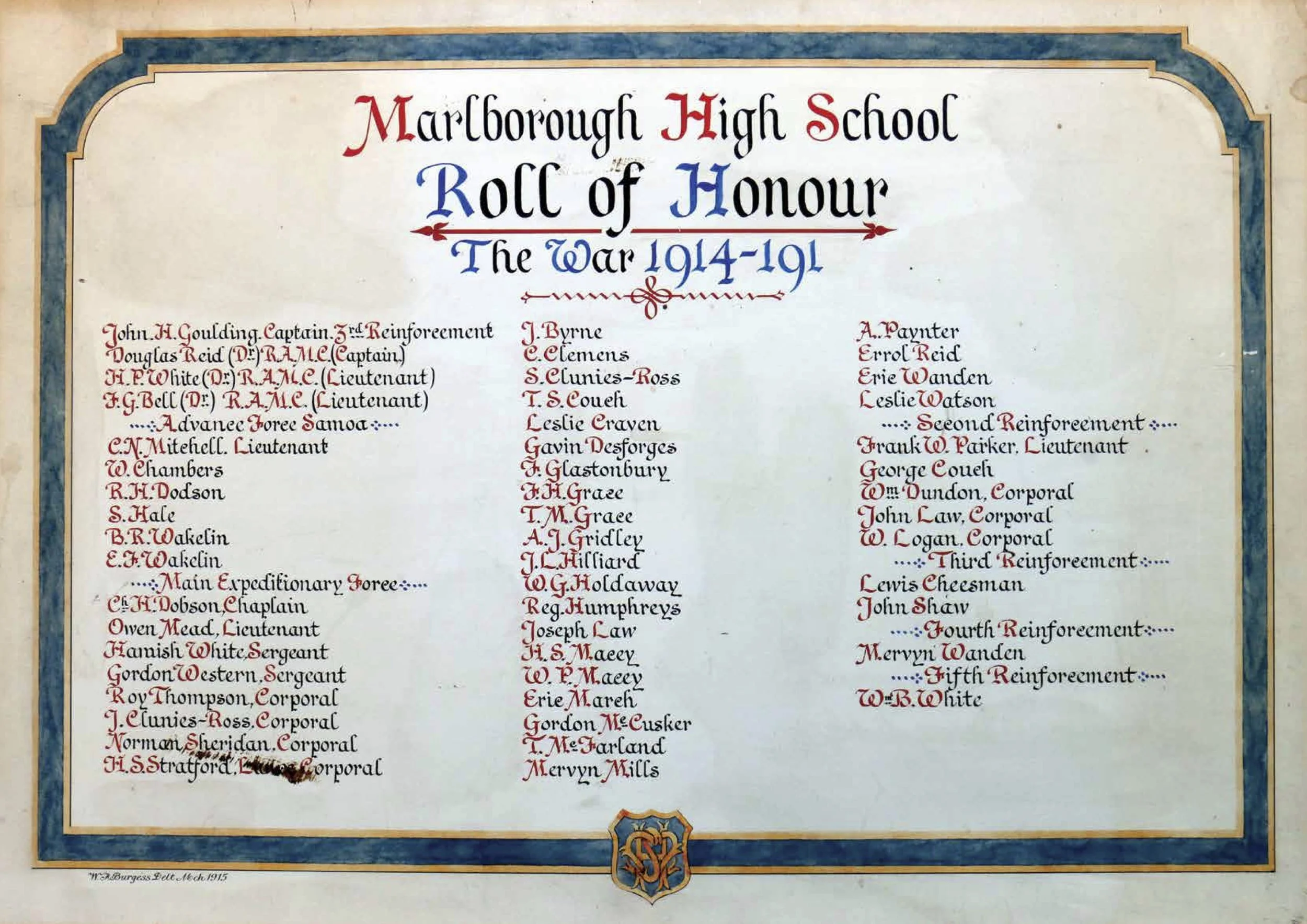 Marlborough Boy's College 