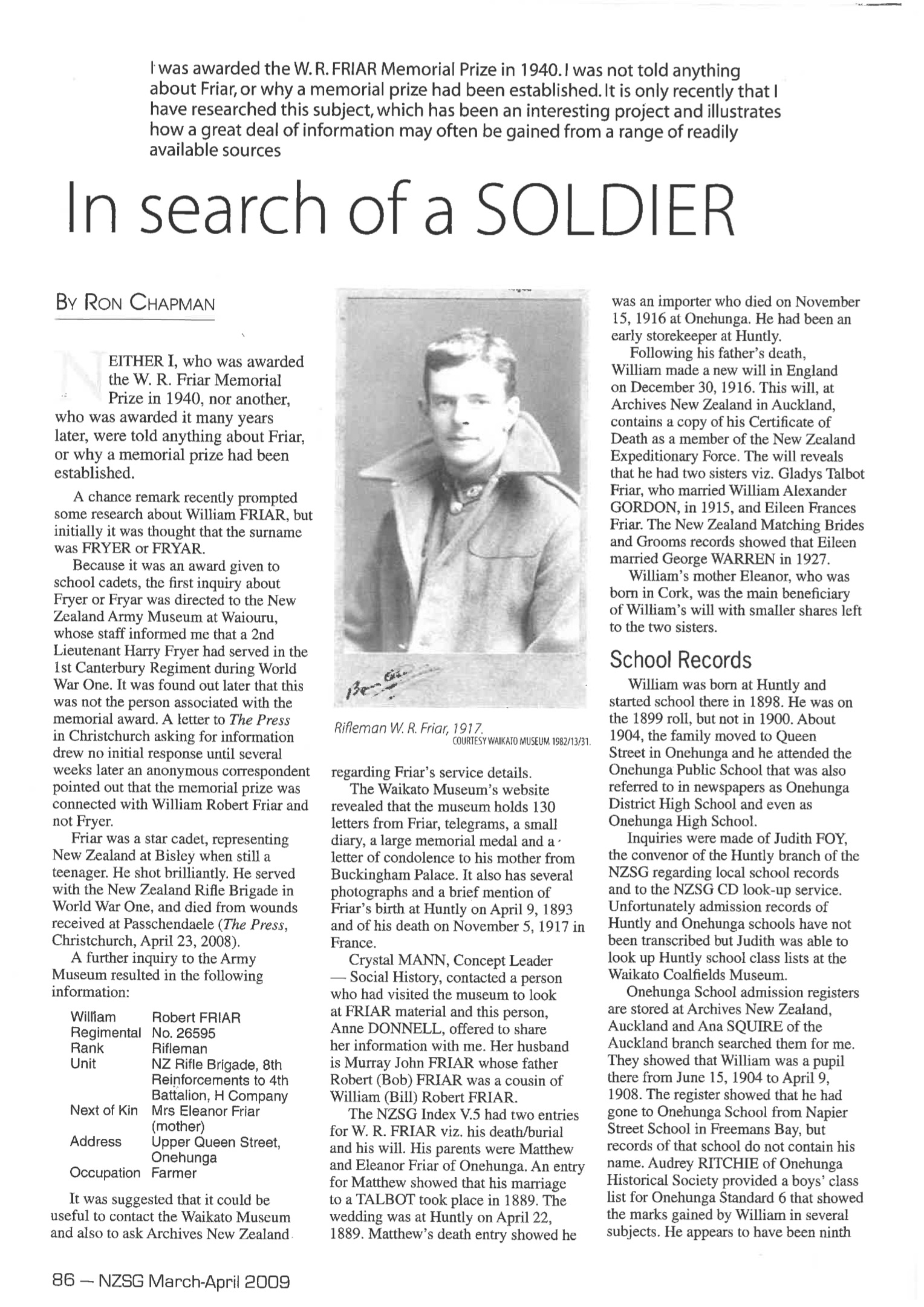 In search of a soldier_WR Friar pg1