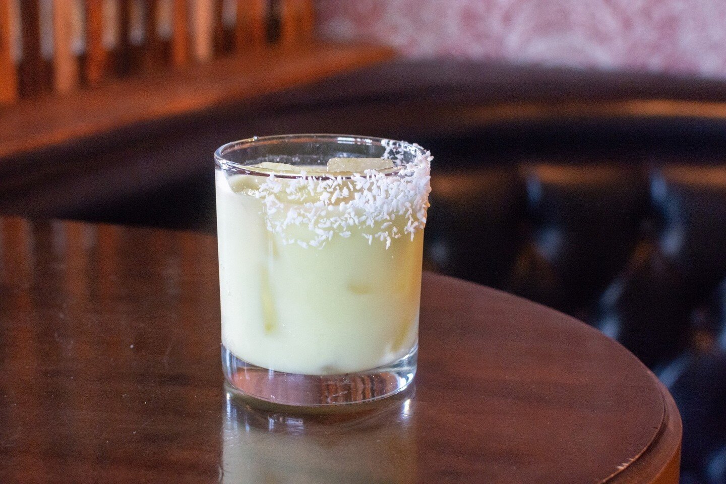 The Silver Spoon is a delicious explosion of flavors. Subtle coconut fat-washed gin, smoky sotol, creamy blended avocado, and a touch of cucumber and aloe vera 🥒🌵 Come give it a taste test tonight. We open at 5pm and last call is at 12:30am!⁠
📷: @