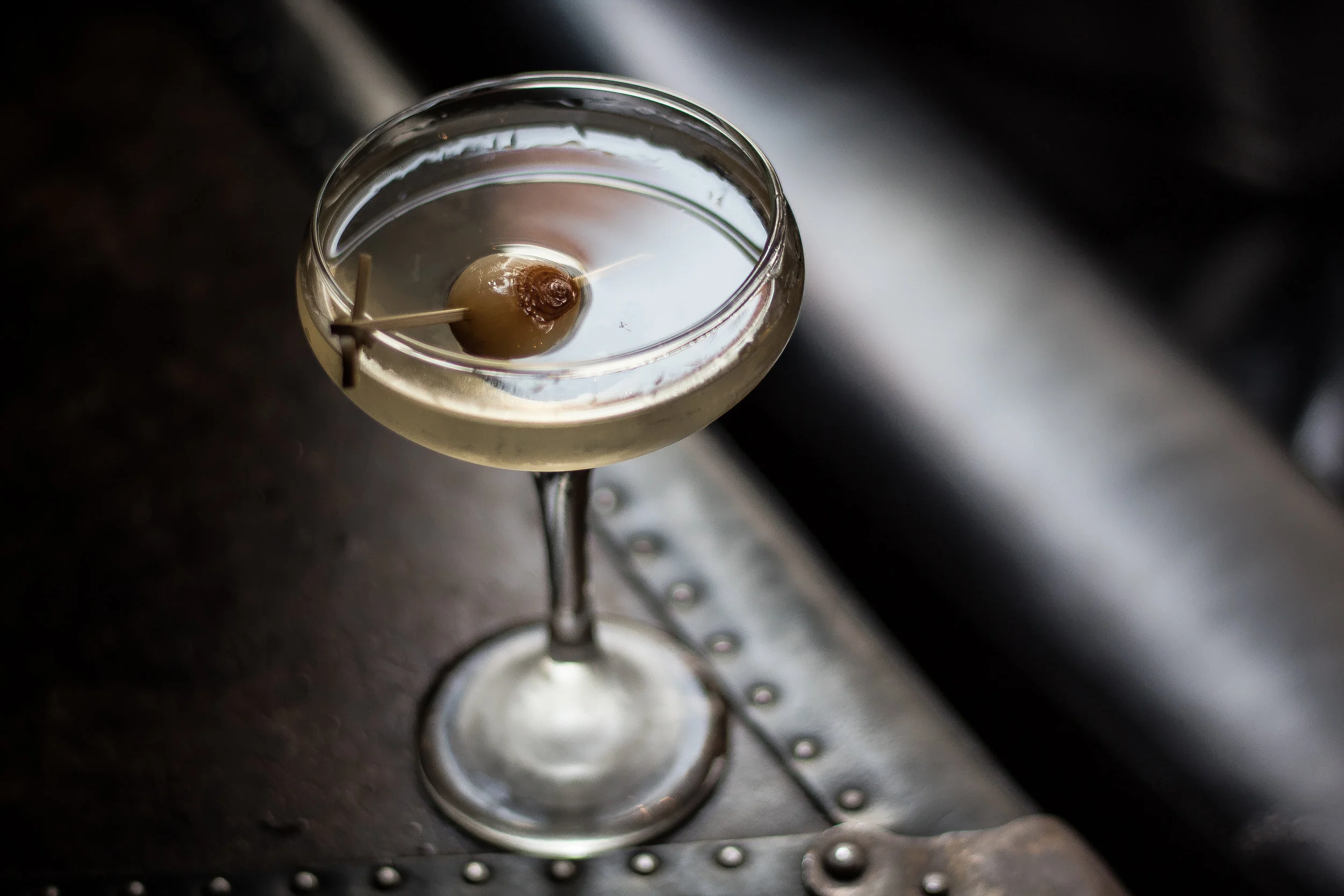 Porchlight's Gibson (Martini's savory cousin)