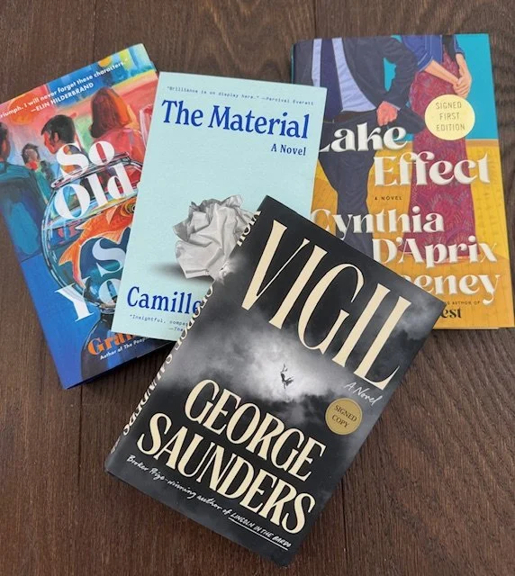      

 
    VIGIL by George Saunders   My favorite ghost story writer ( Lincoln in the Bardo,  anyone?) has dipped into the spiritual realm again with this slim volume about a dying oil tycoon and anti-environmentalist and the angel sent to comfort 