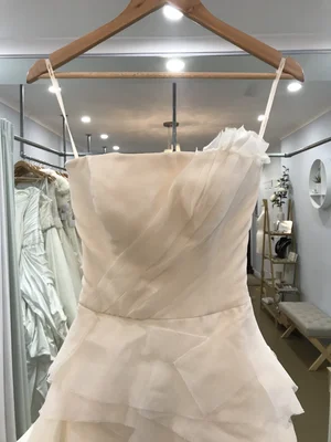 sachin and babi light blue dress The Best Vera Wang Wedding Dresses Worn by Vogue Brides