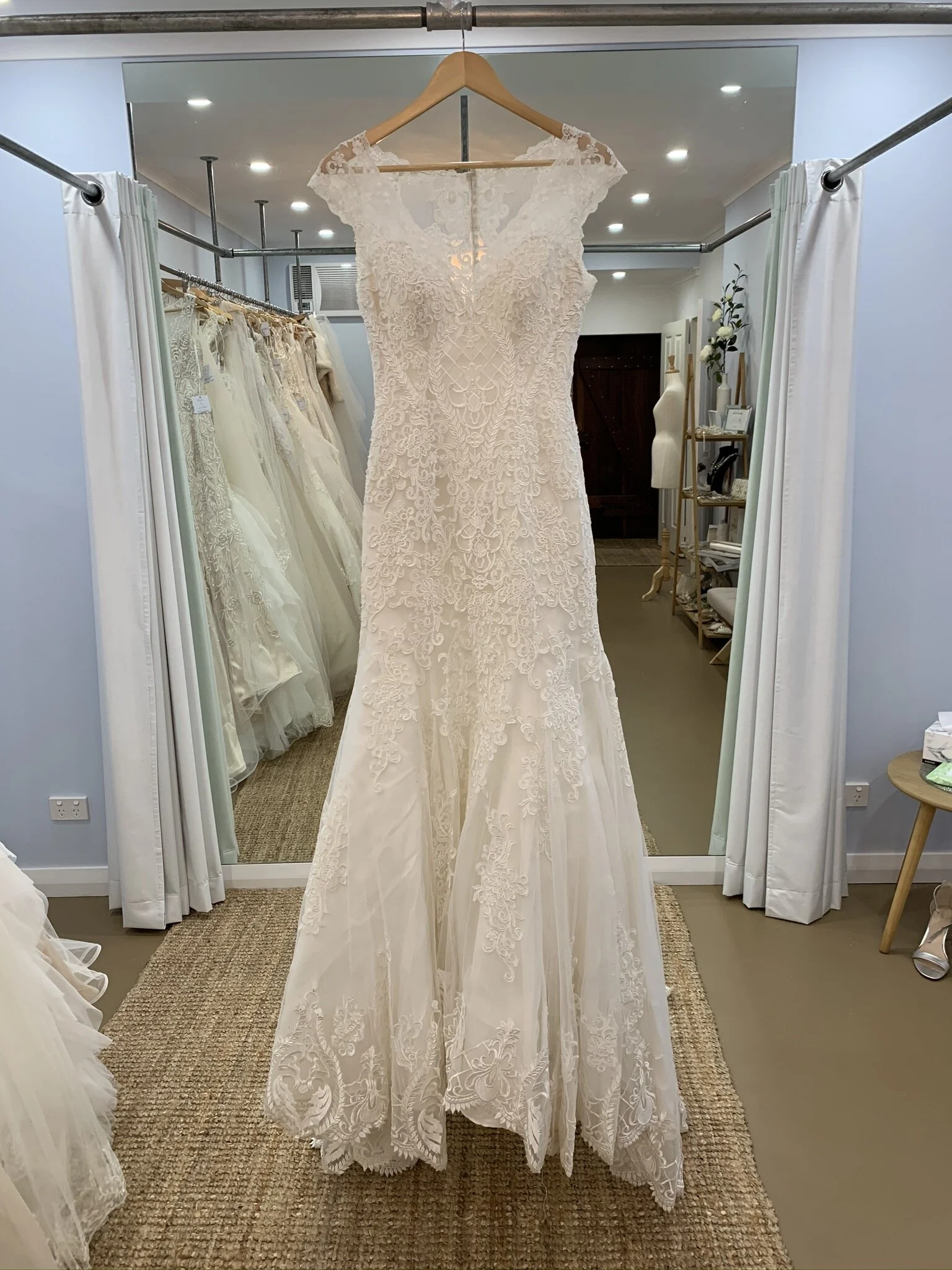 Lace Fit and Flare - Size 10