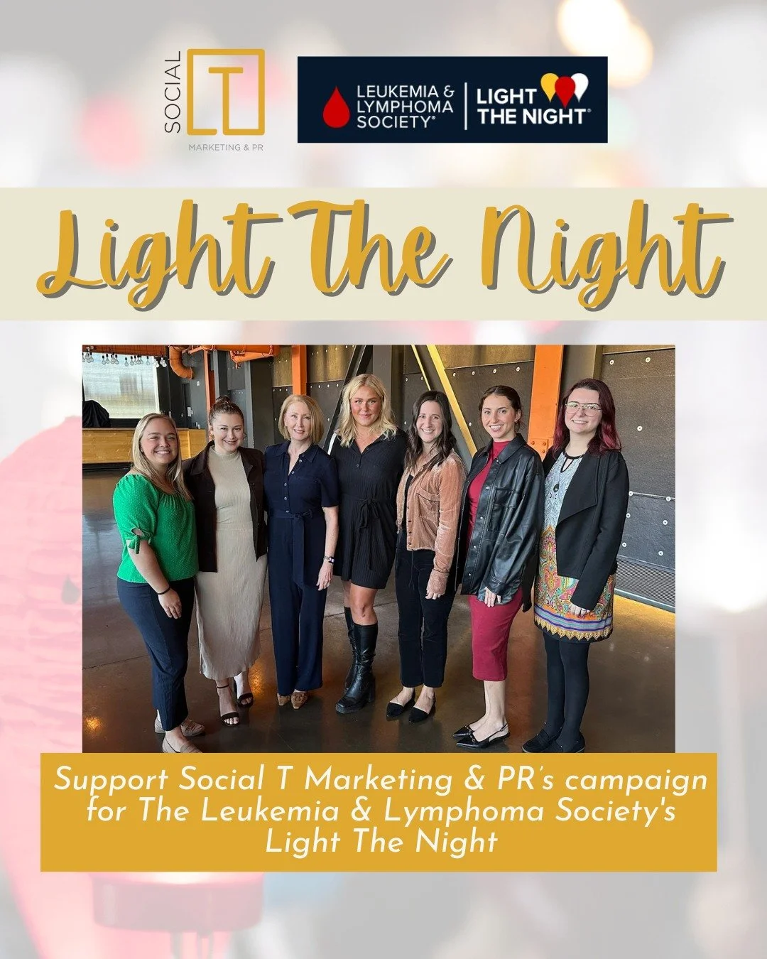 The #SocialT team is proud to support Kristine Ortiz and the @bloodcancerunited's Light The Night campaign 💙

Kristine&rsquo;s courage and dedication to bringing hope to those affected by blood cancer is inspiring and we&rsquo;re honored to be part 