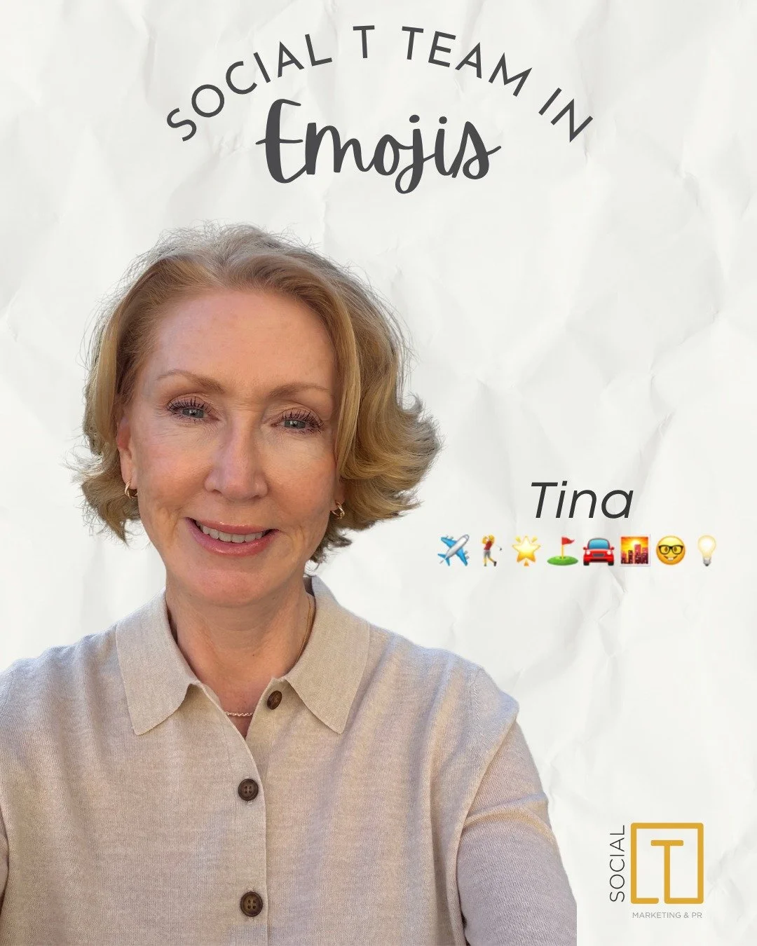 Meet the team in emojis ✨ 

Each selection highlights the personalities, strengths and unique qualities that make #SocialT such a dynamic, well-rounded team. These choices reflect the way our team members complement and inspire one another, showing b