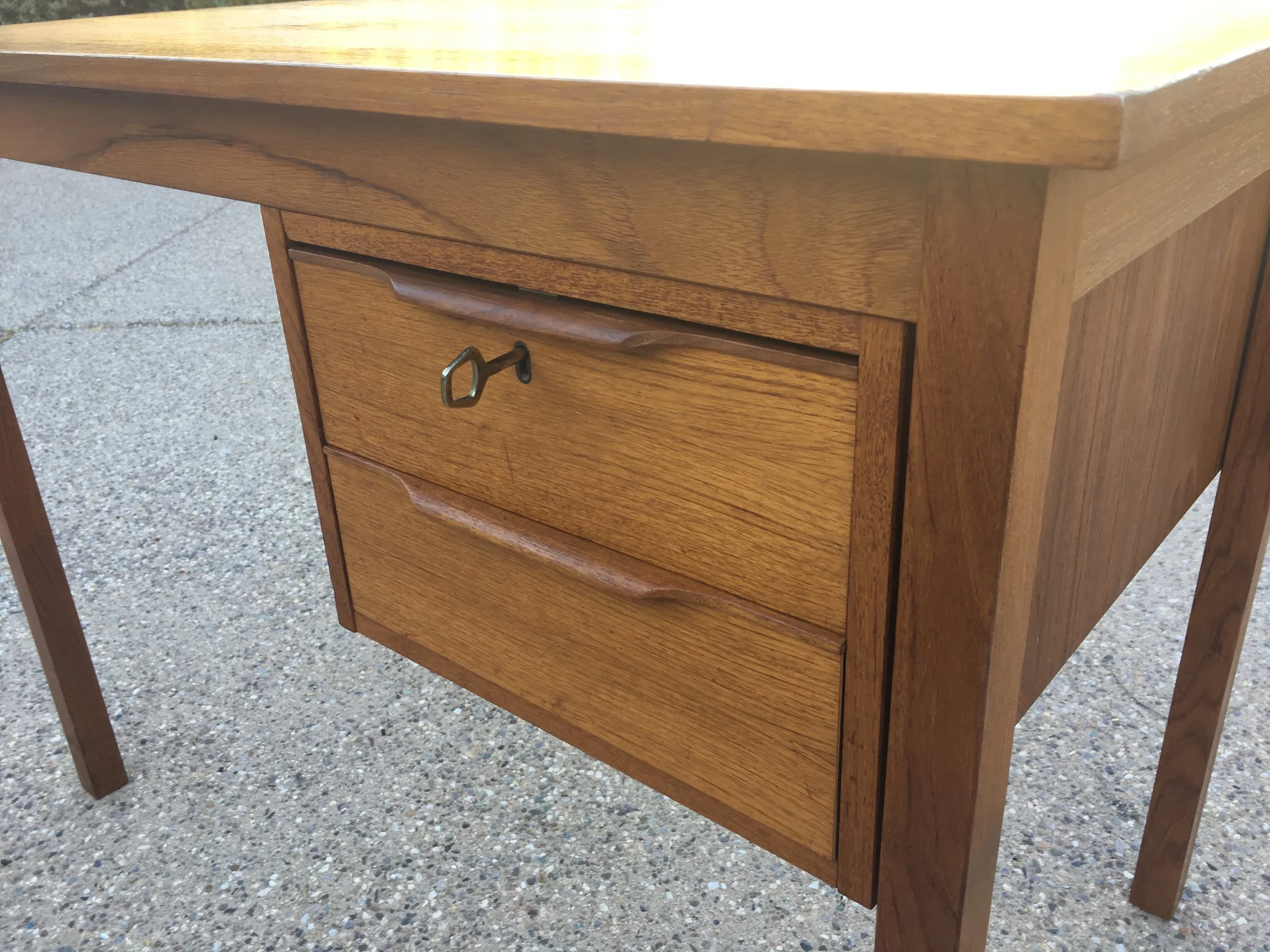 Danish Modern Teak Desk-SOLD