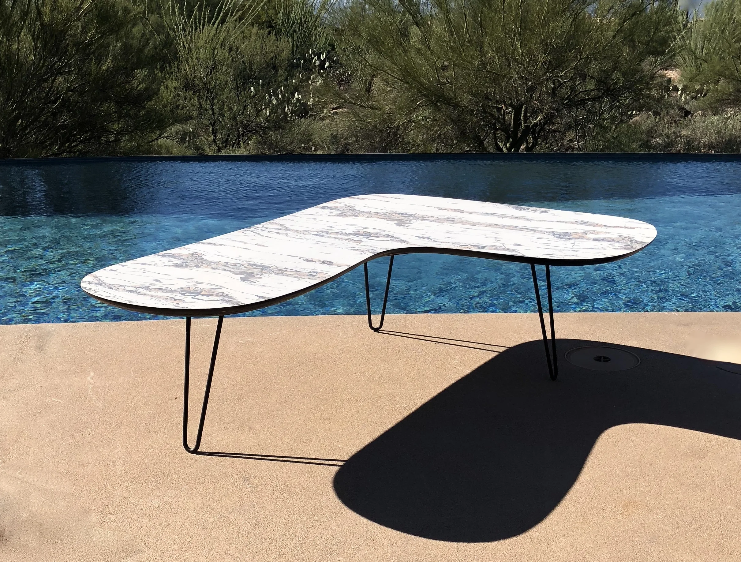Mid Century Modern Boomerang Coffee Table
