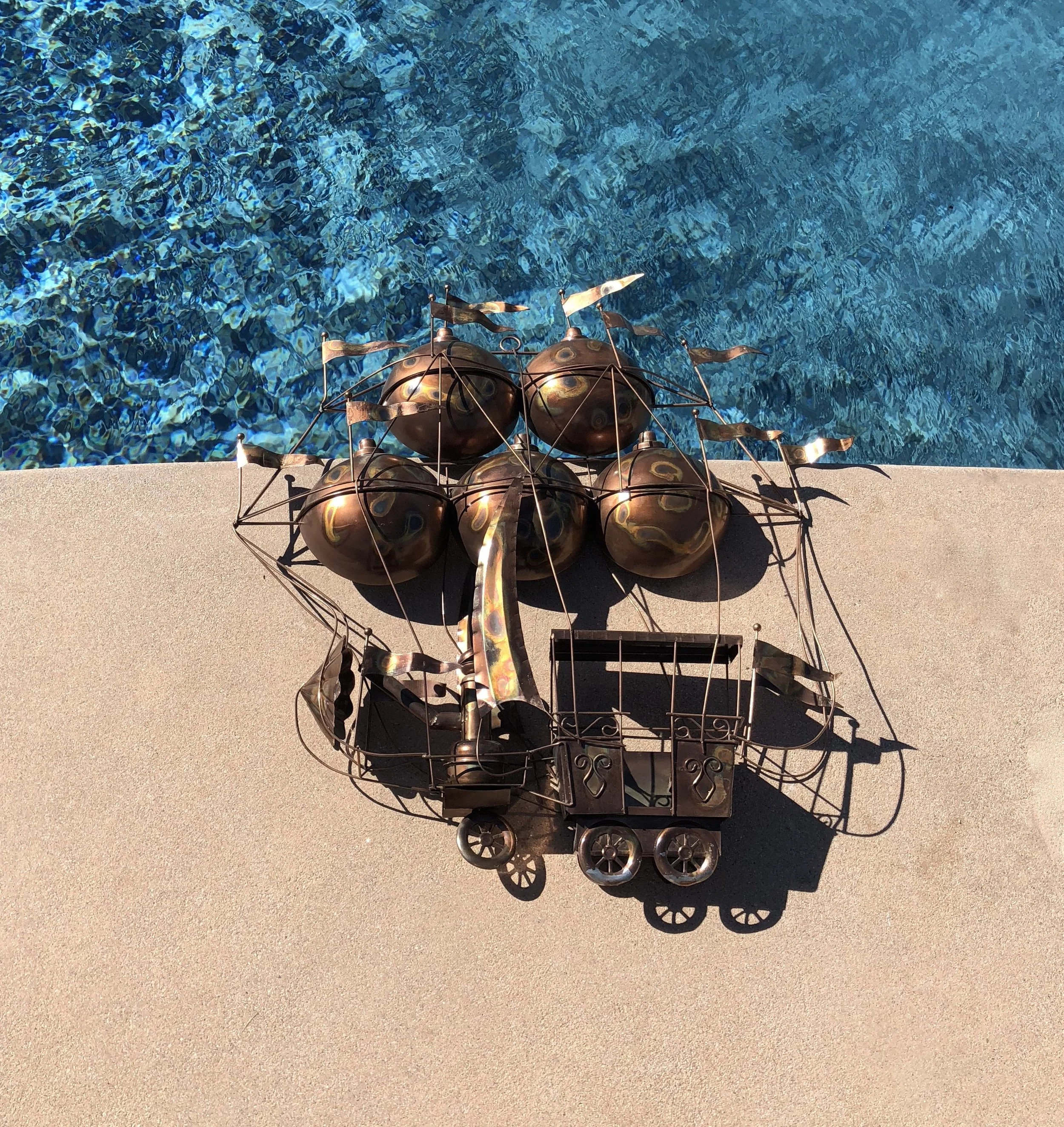 Mid Century Modern Metal Balloons Wall Decor