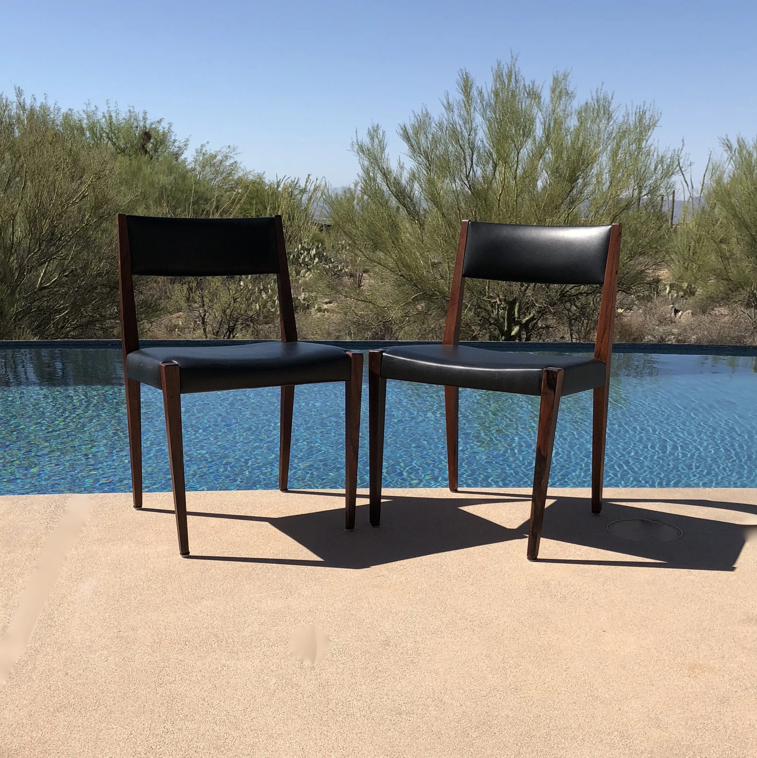 Danish Modern Rosewood Dining Chairs