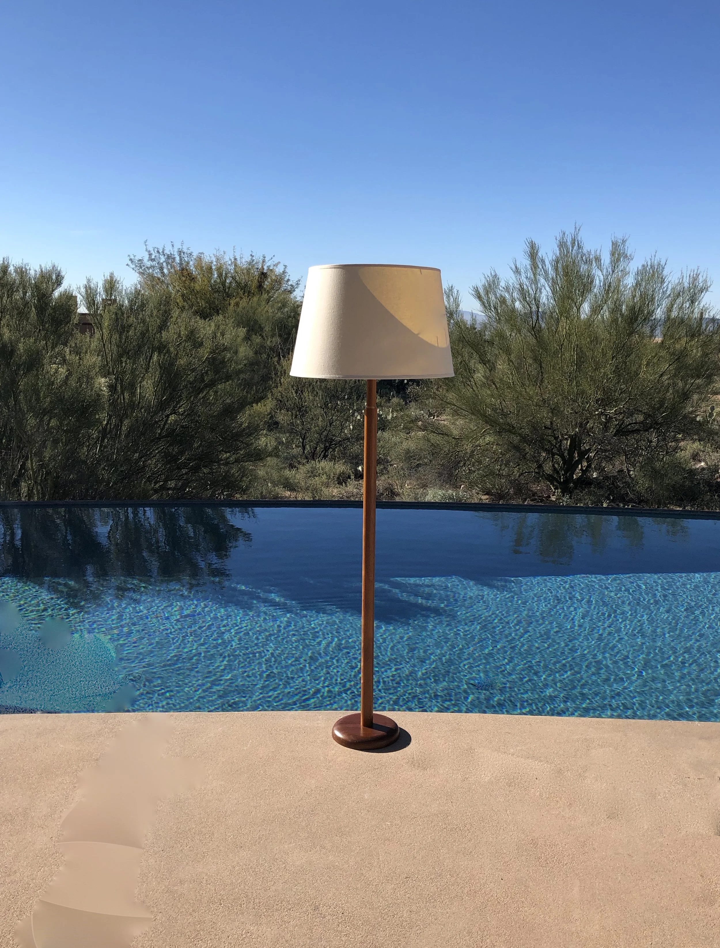 Scandinavian Modern Teak Floor Lamp