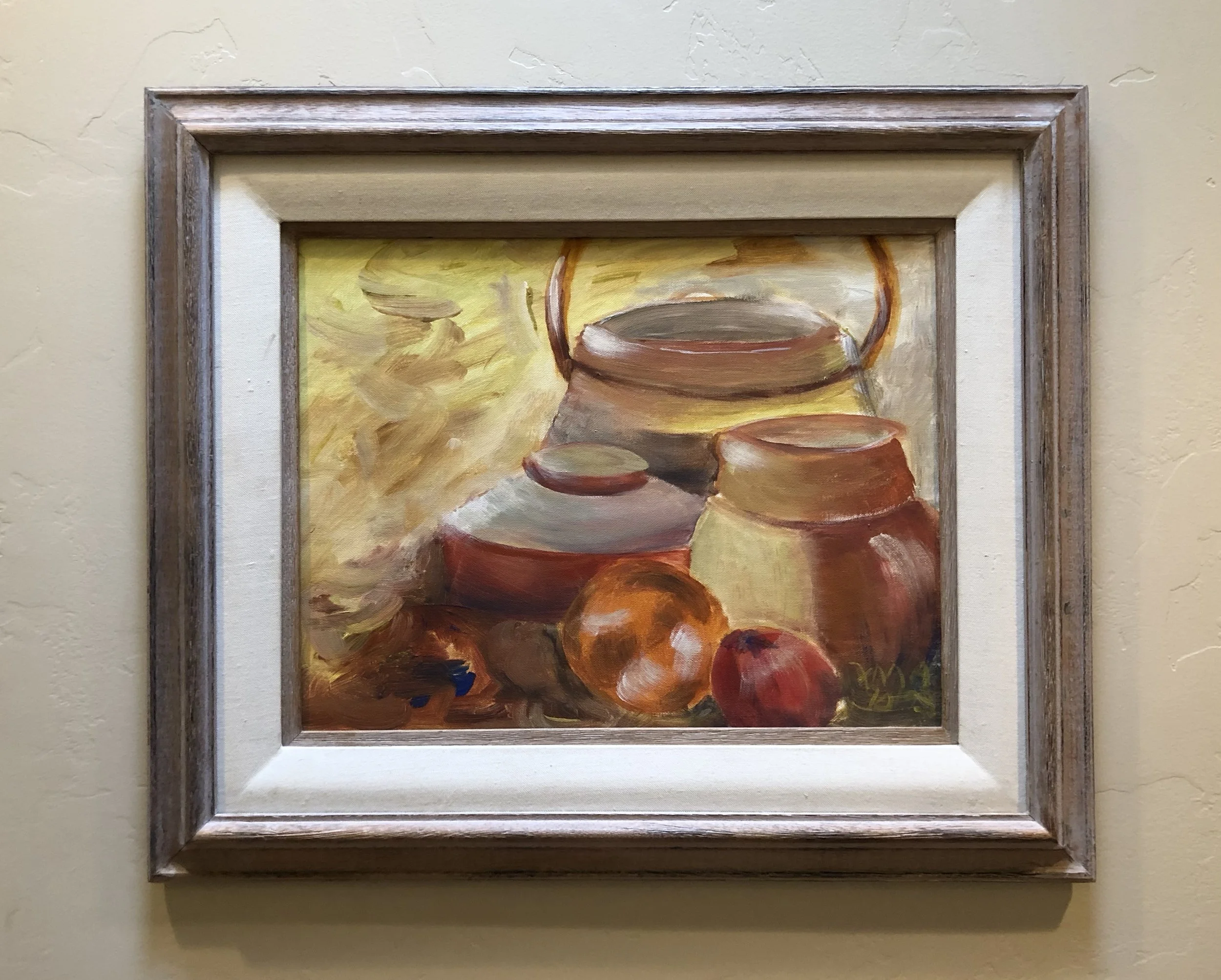 Framed Still Life on Board