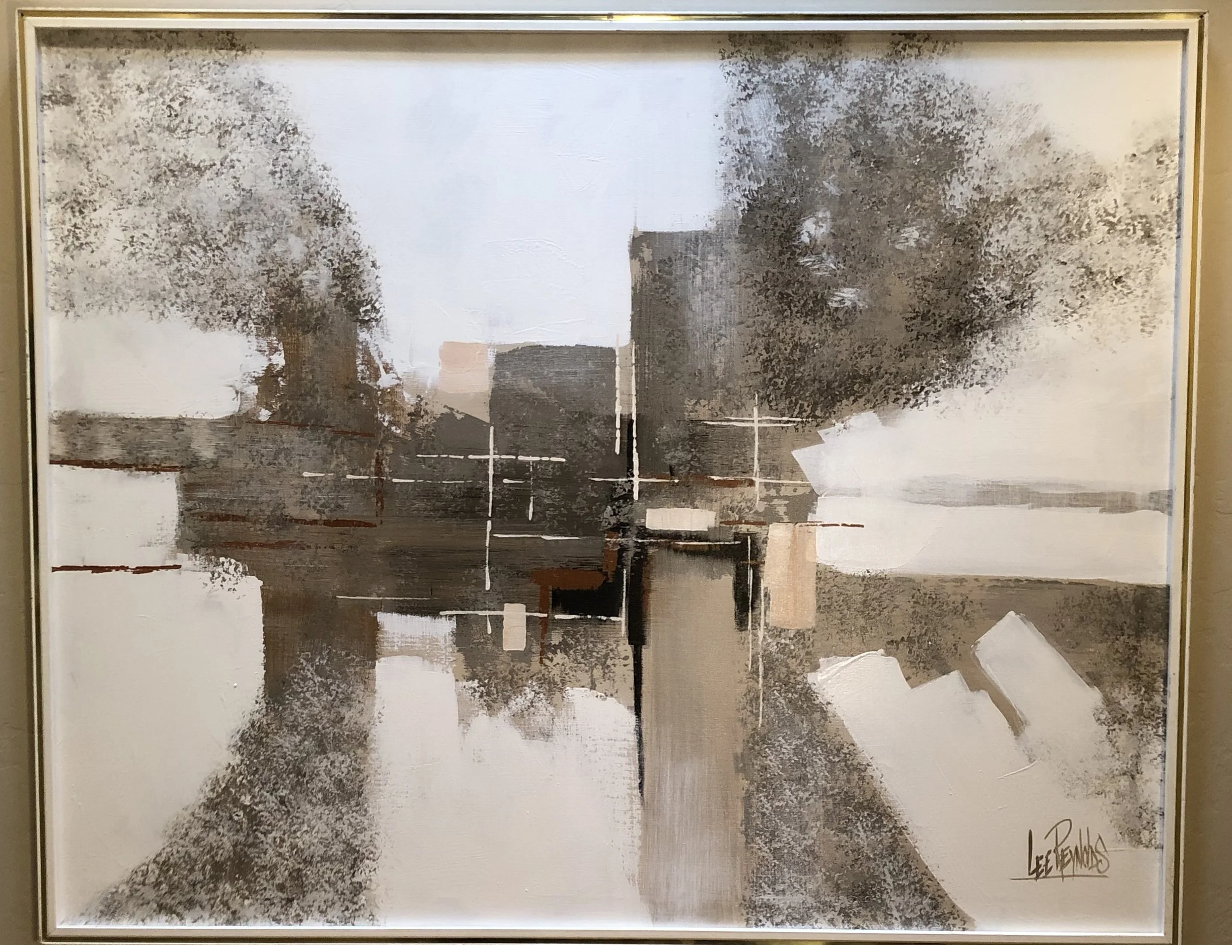 Mid Century Modern Lee Reynolds Abstract