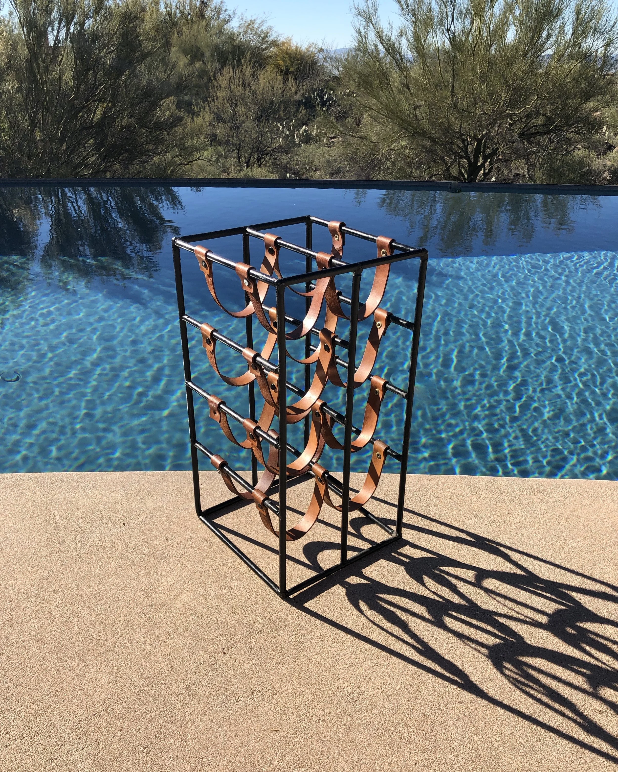 Mid Century Modern Arthur Umanoff Wine Rack