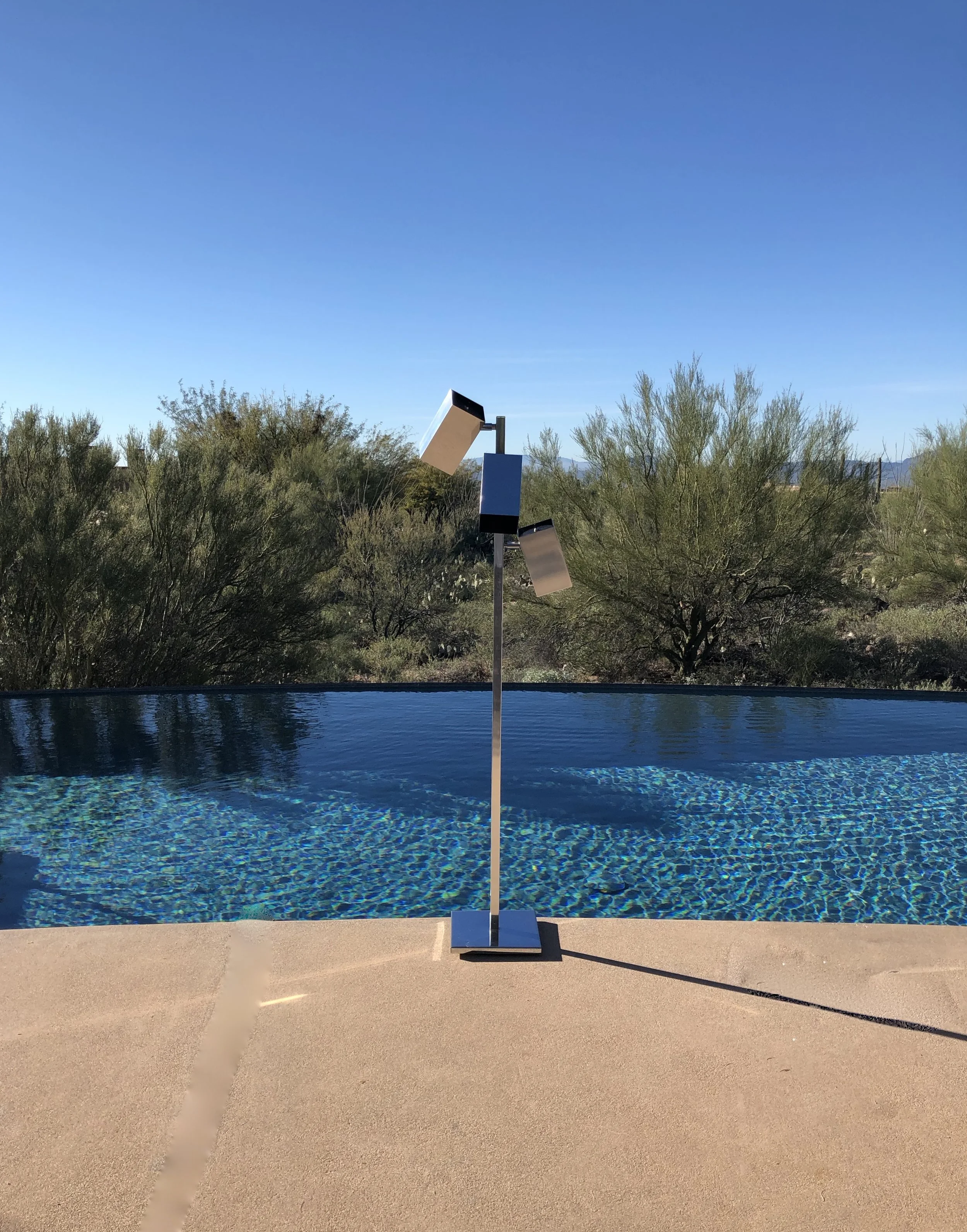 Mid Century Modern Koch &amp; Lowy Chrome Lamp