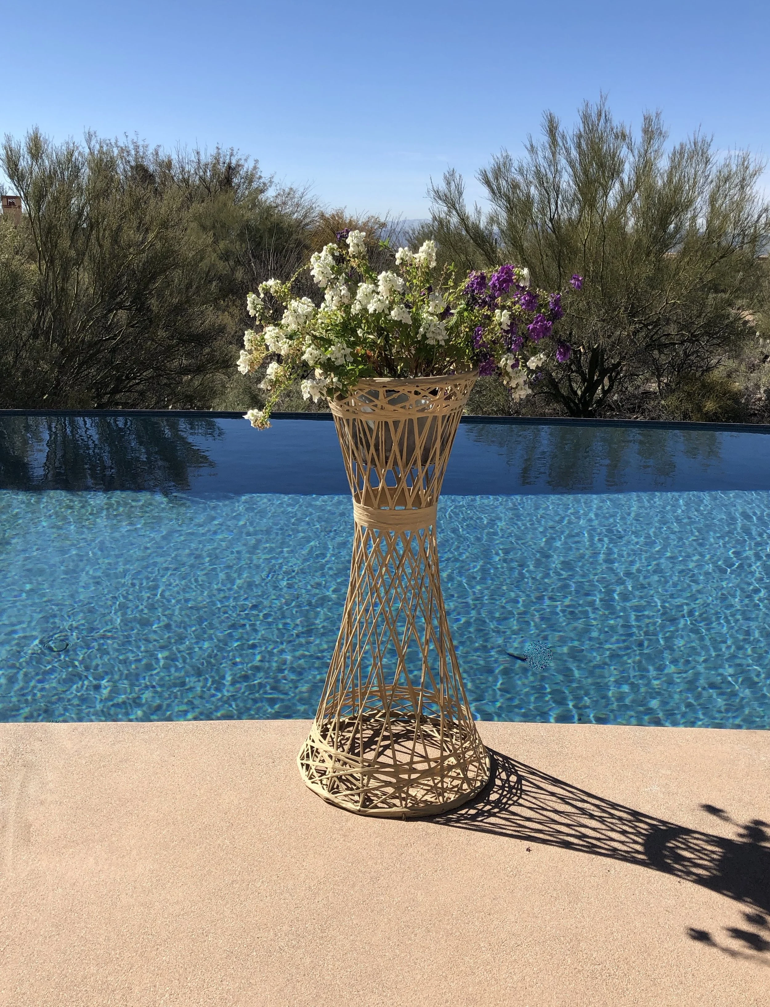 Mid Century Modern Fiberglass Plant Stands