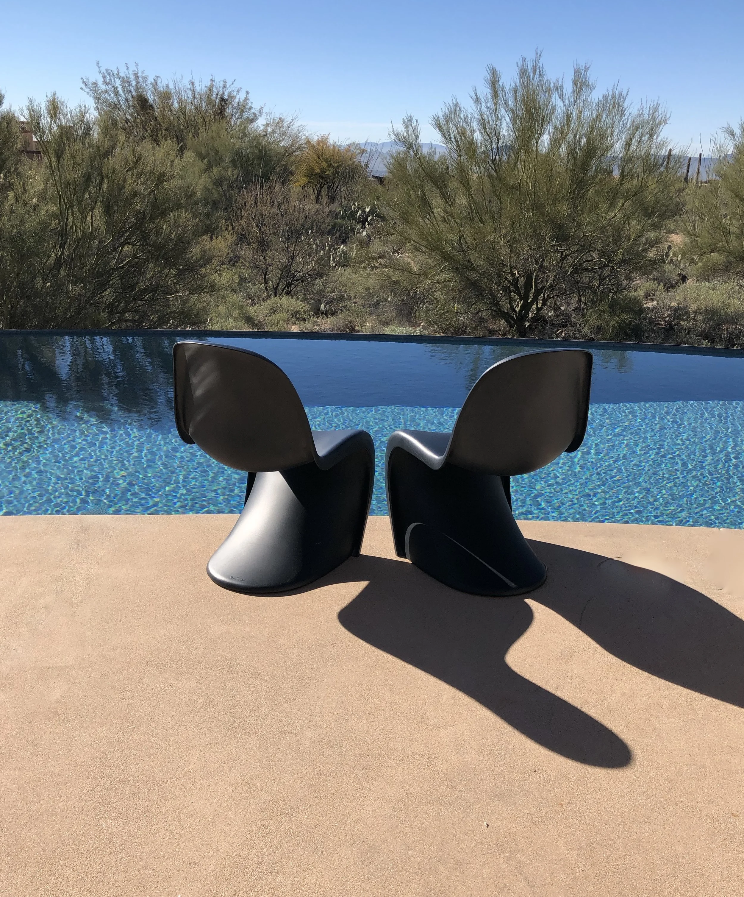 Vintage Modern Vernor Panton Stacking Chairs