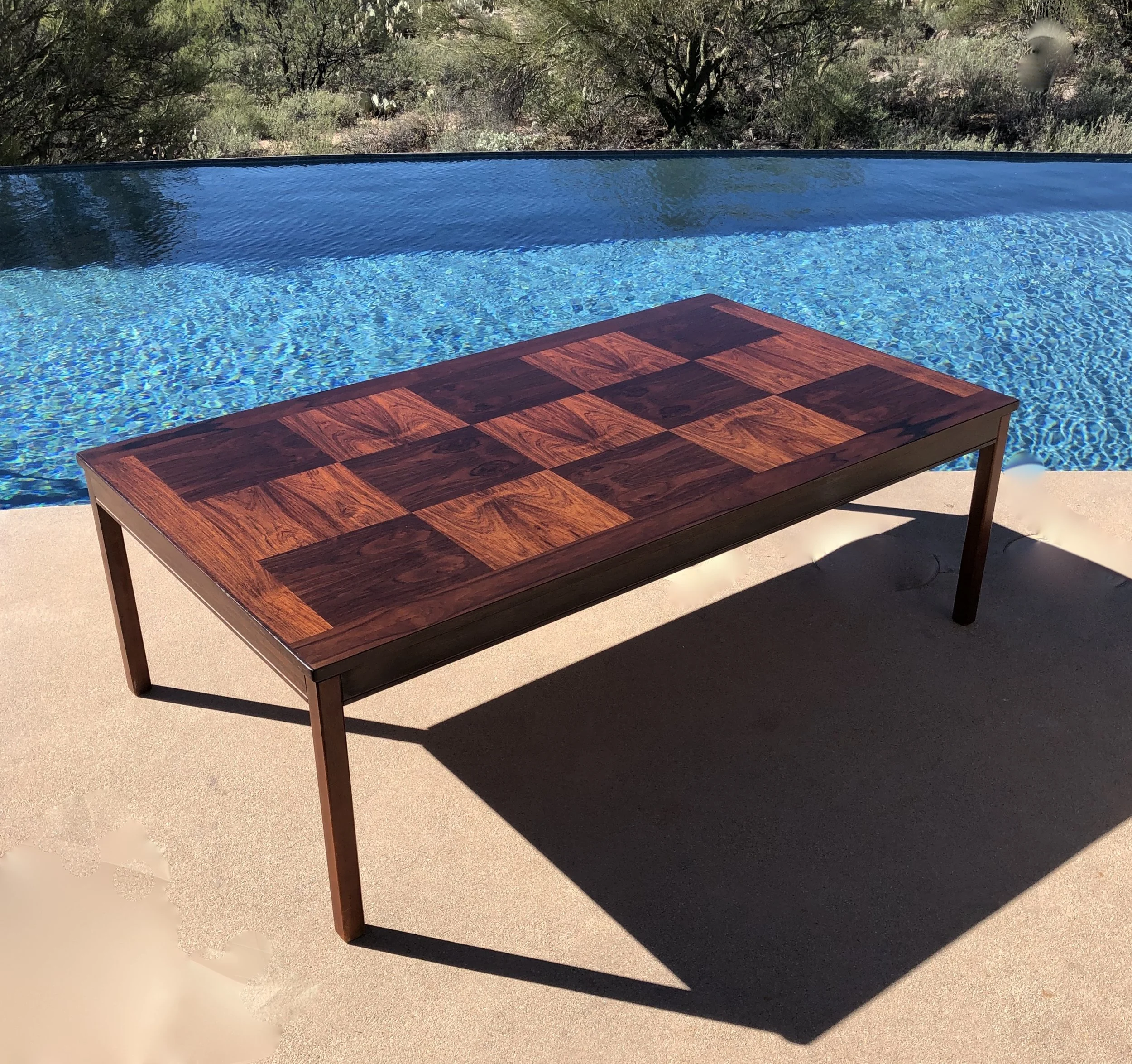Scandinavian Modern Rosewood Table