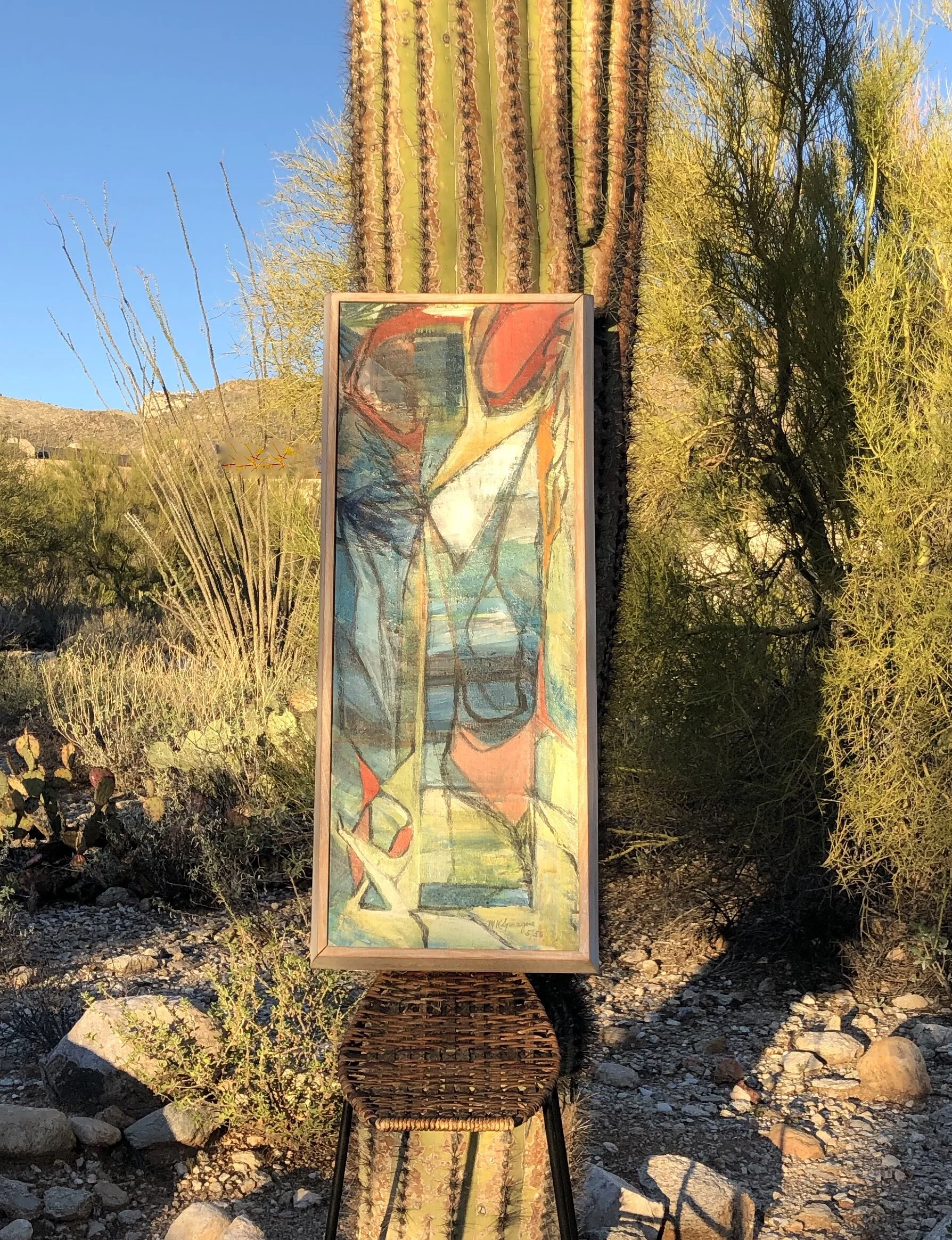 Mid Century Modern Sprague Abstract