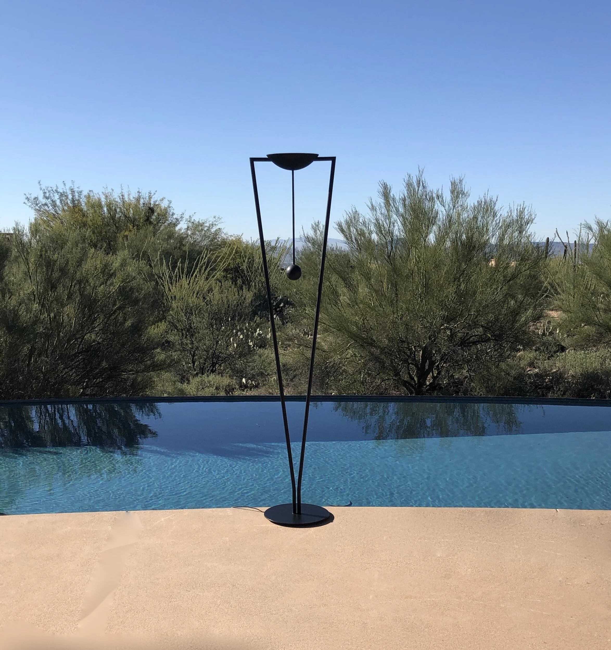 Modernist Ron Rezek Torchiere