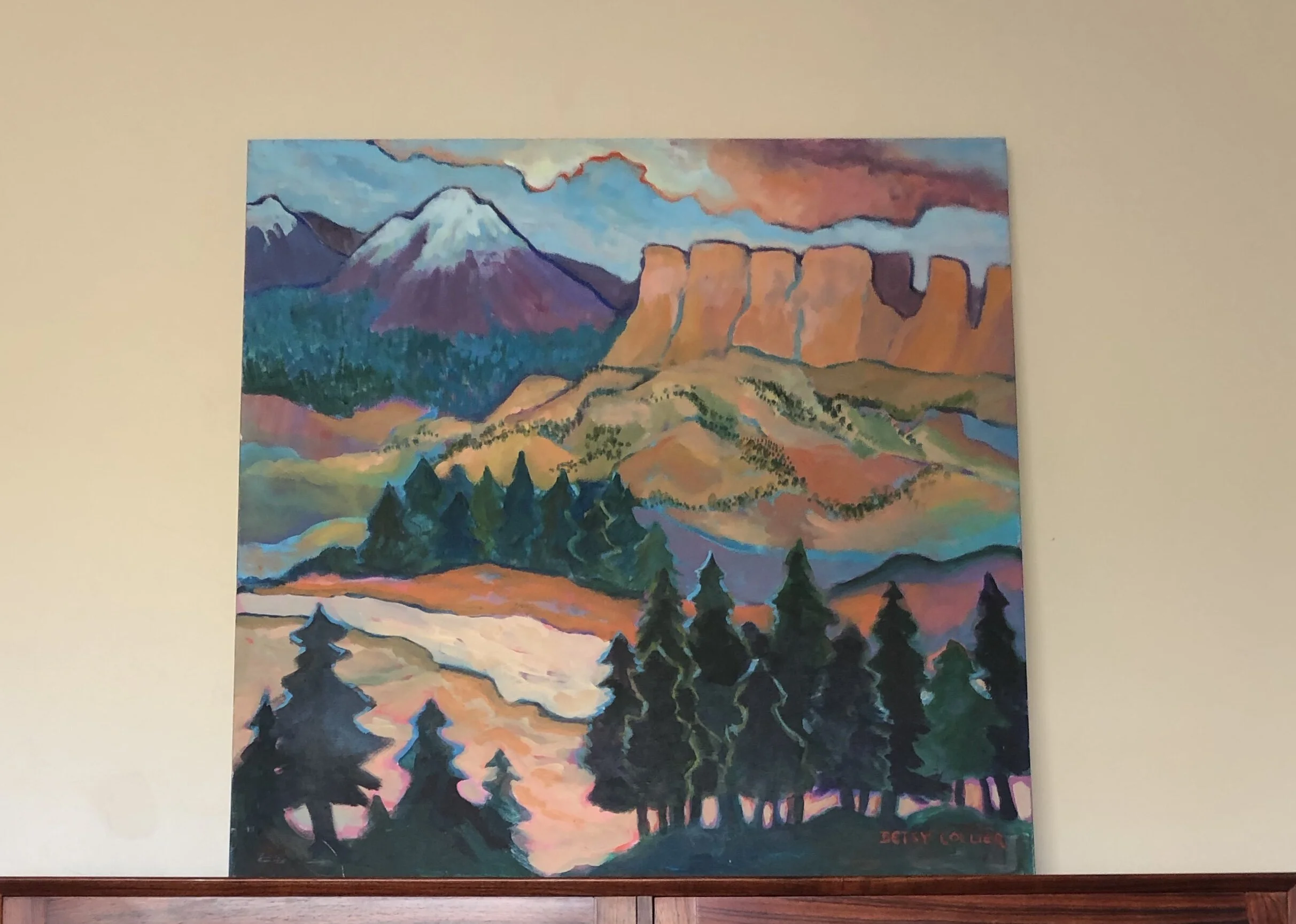 Western Landscape Oil on Canvas