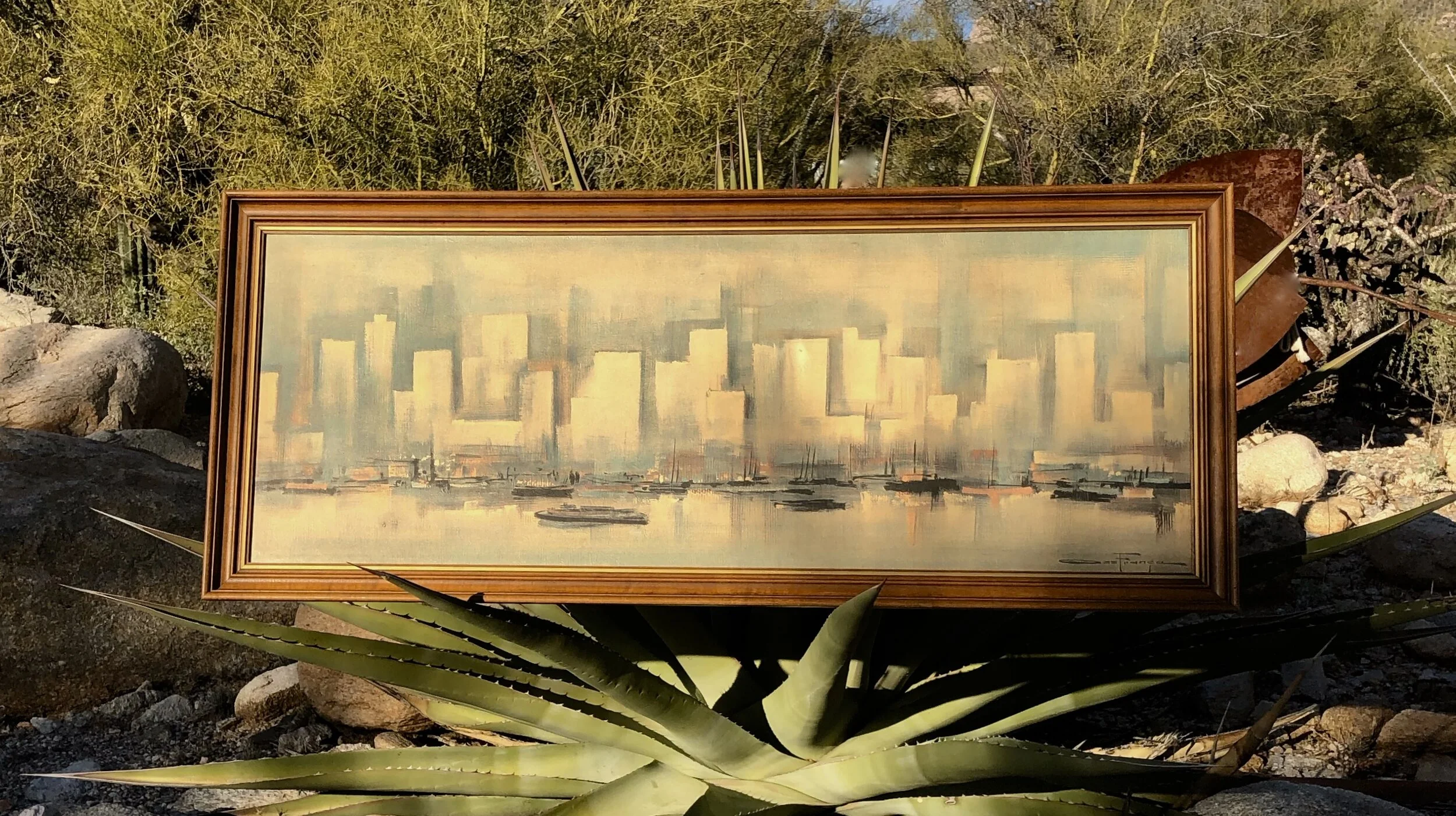 Mid Century Modern Cityscape