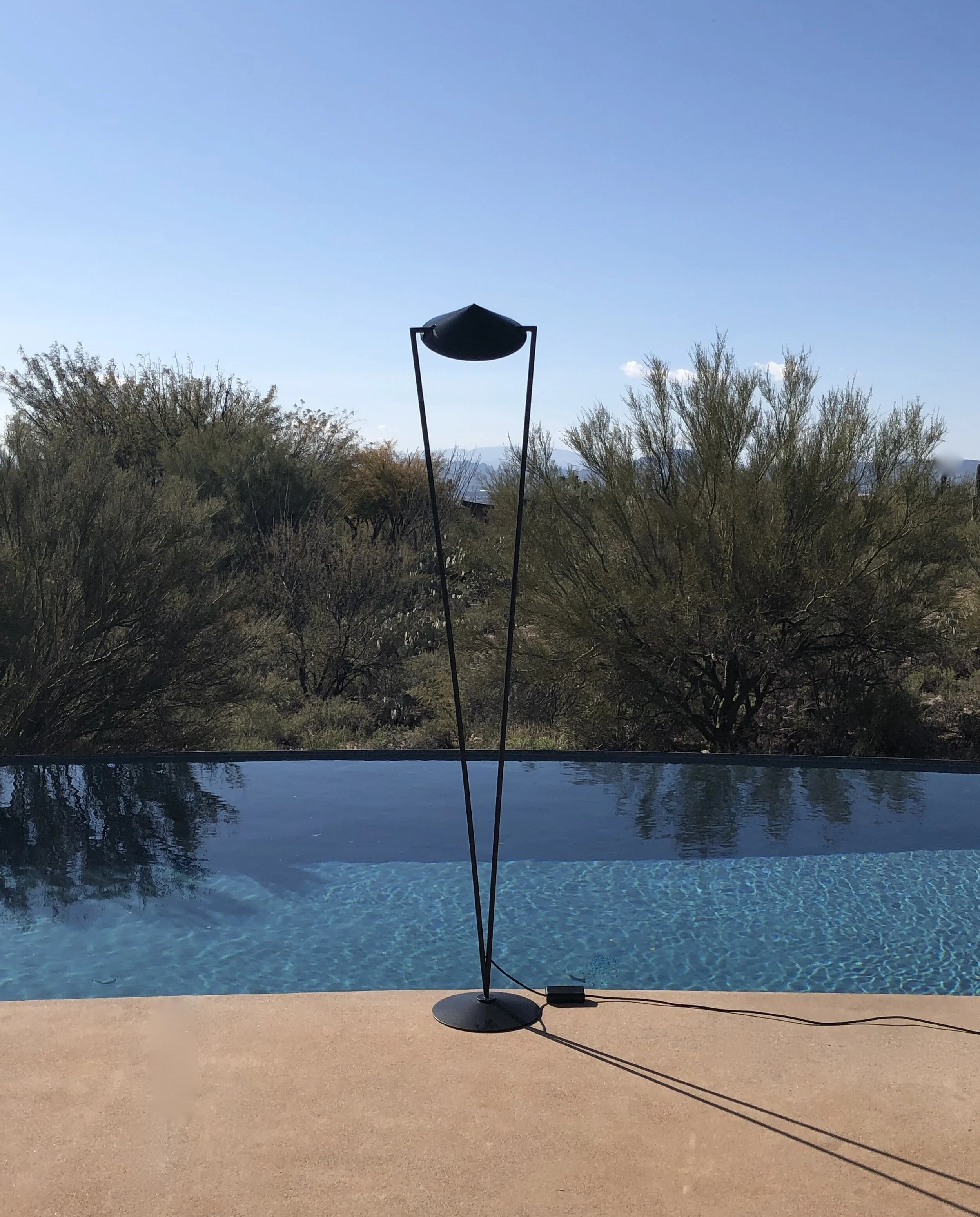 Italian Modernist Halogen Torchiere