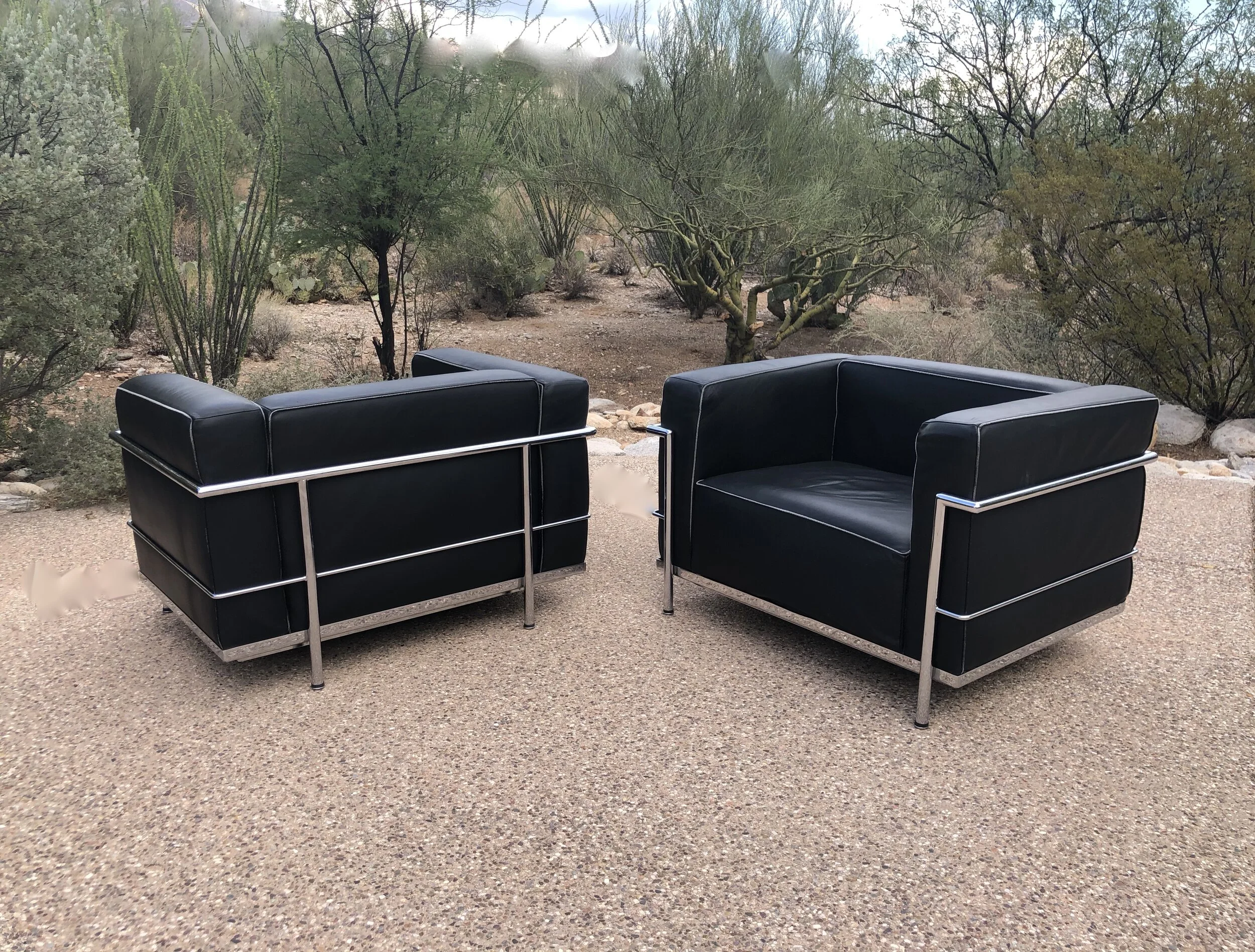 Vintage LC 3 Le Corbusier Chairs