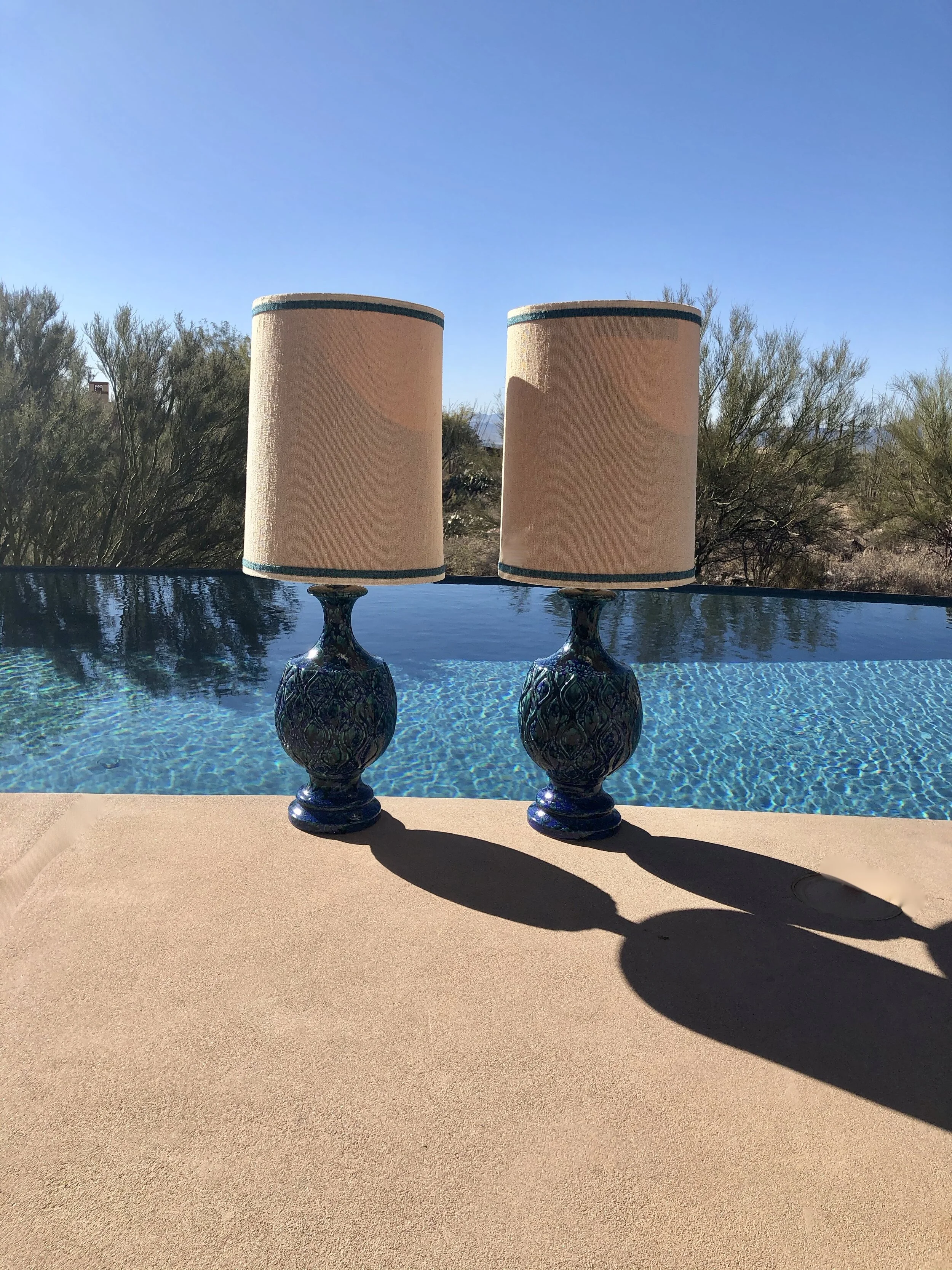 Mid Century Modern Ceramic Lamps