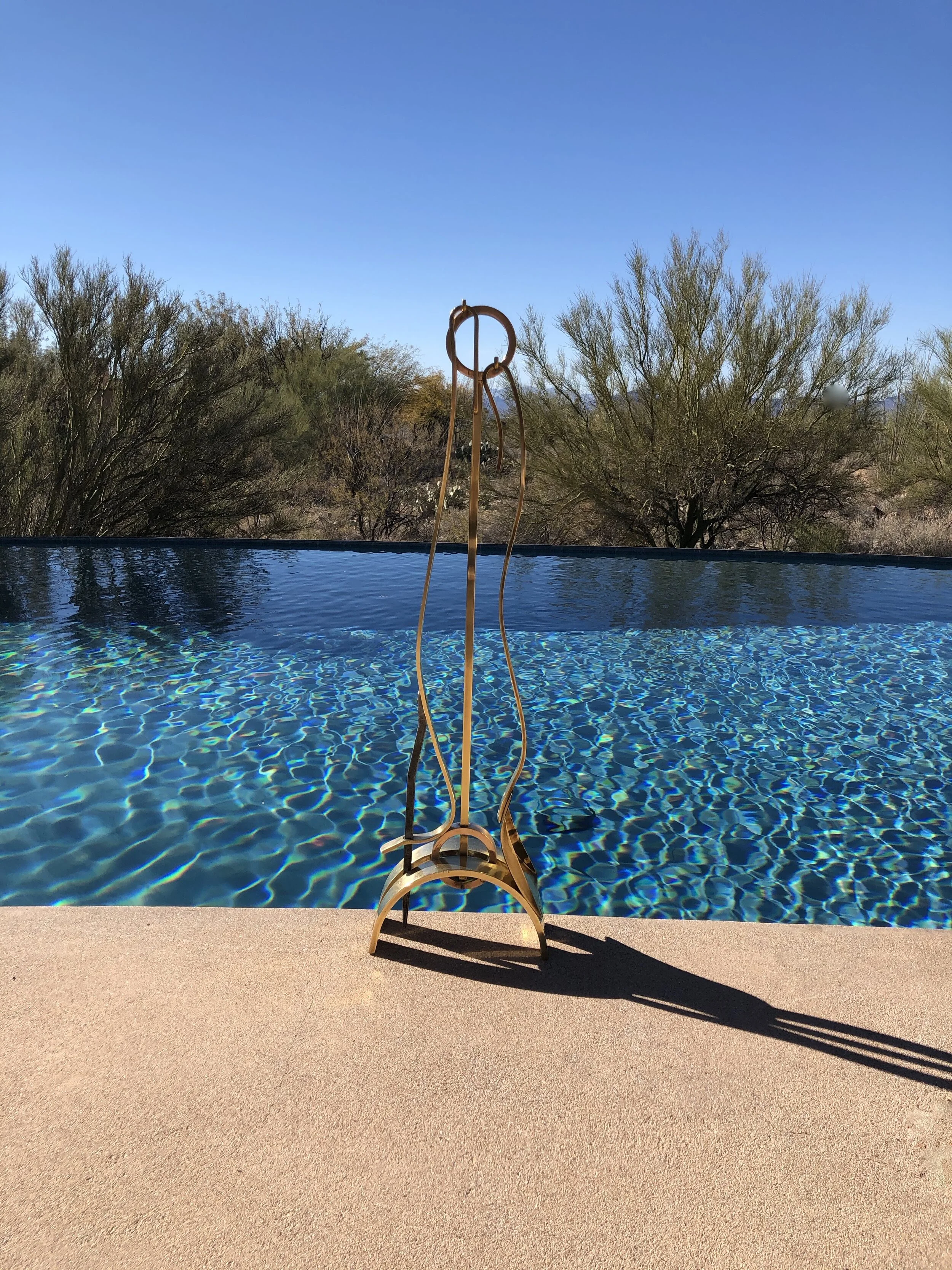 Mid Century Modern Donald Deskey Fireplace Tool Set