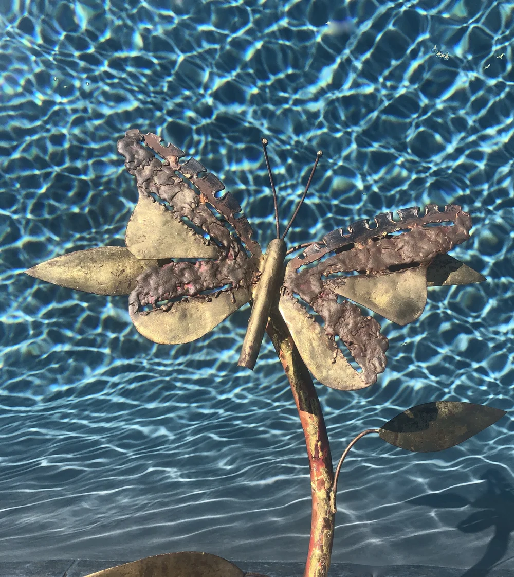 Mid Century Modern Brutalist Metalware Butterflies — ENCORE MODERN