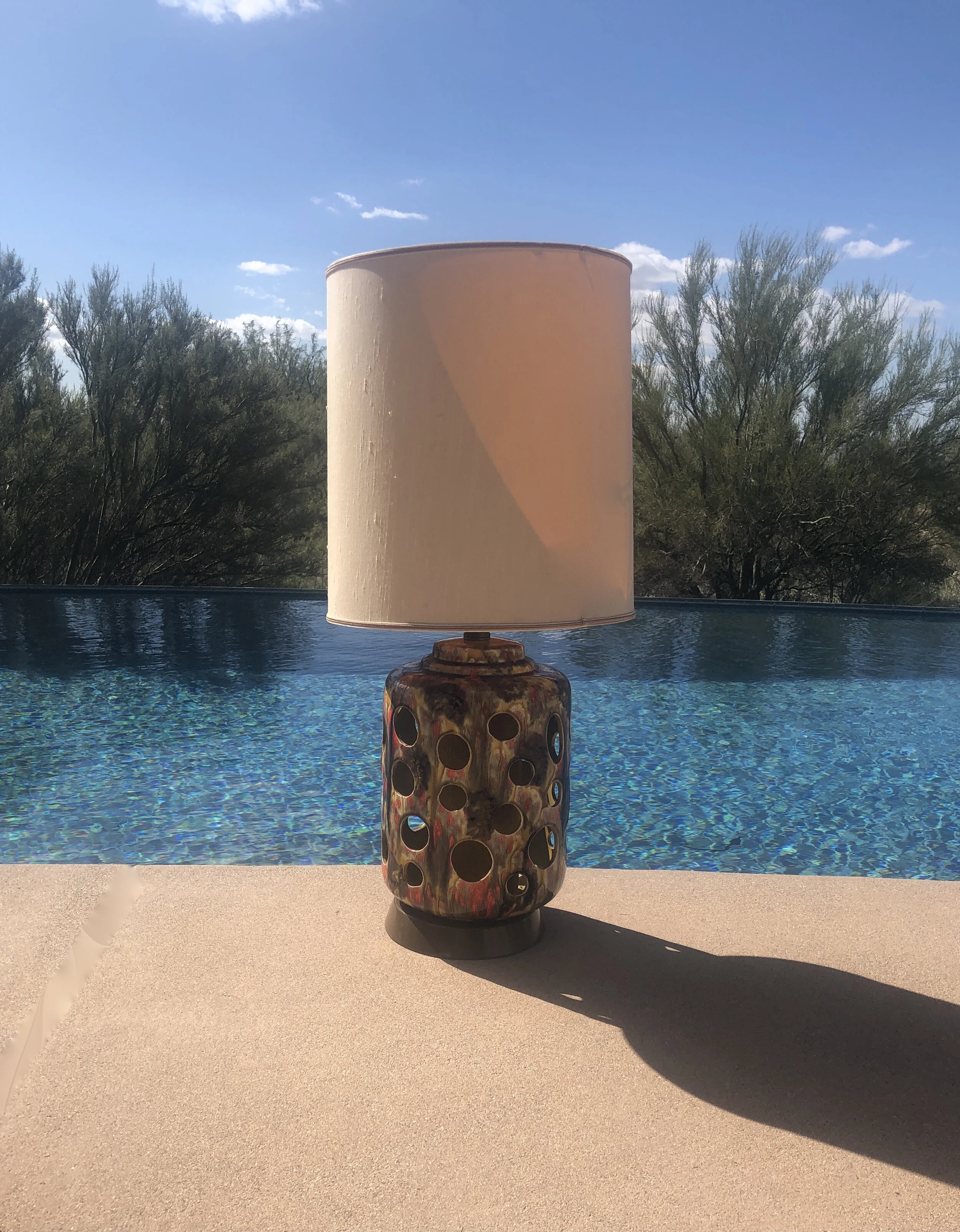 Mid Century Modern Ceramic Lamp