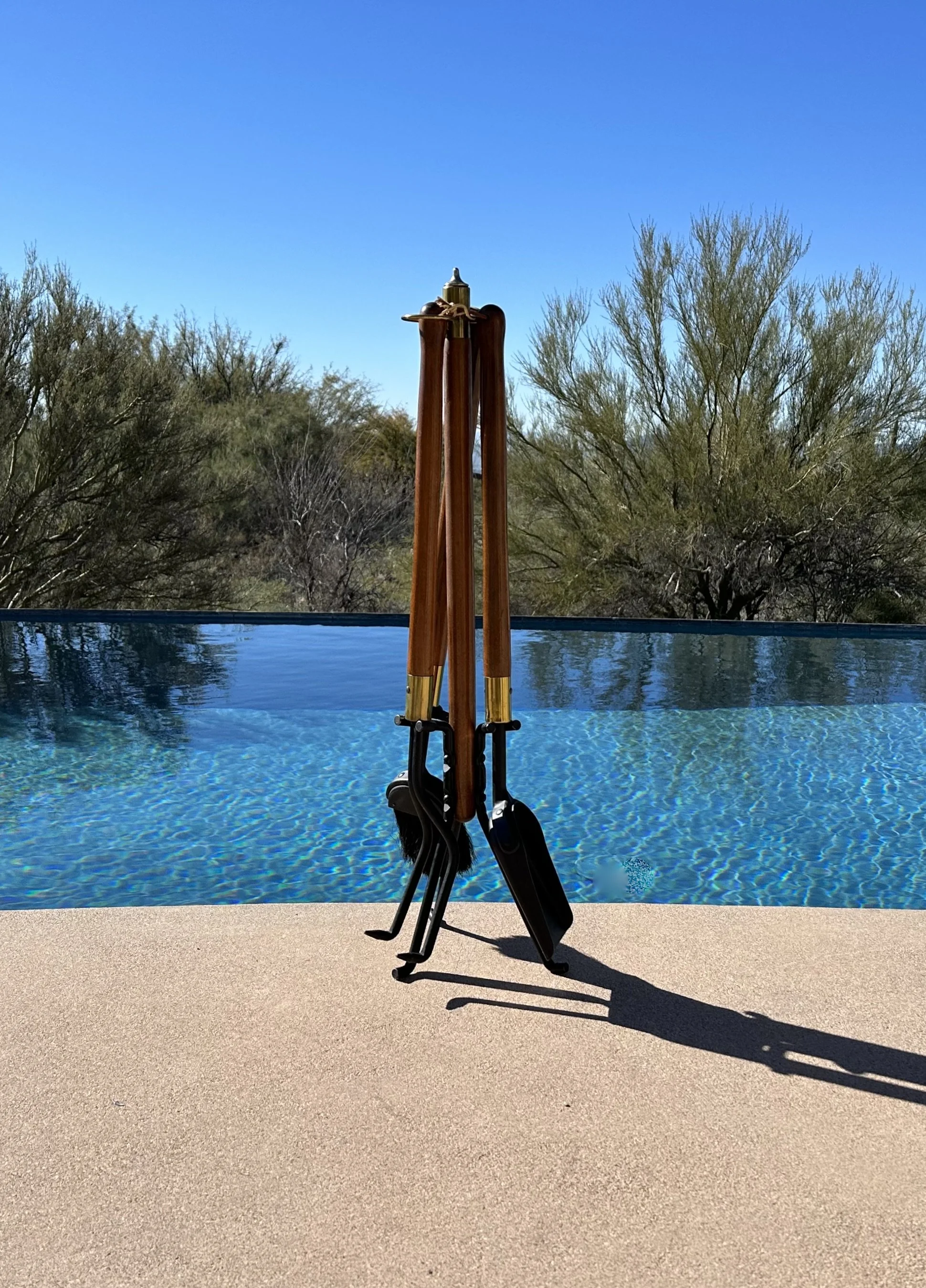 Mid Century Modern Seymour Fireplace Set