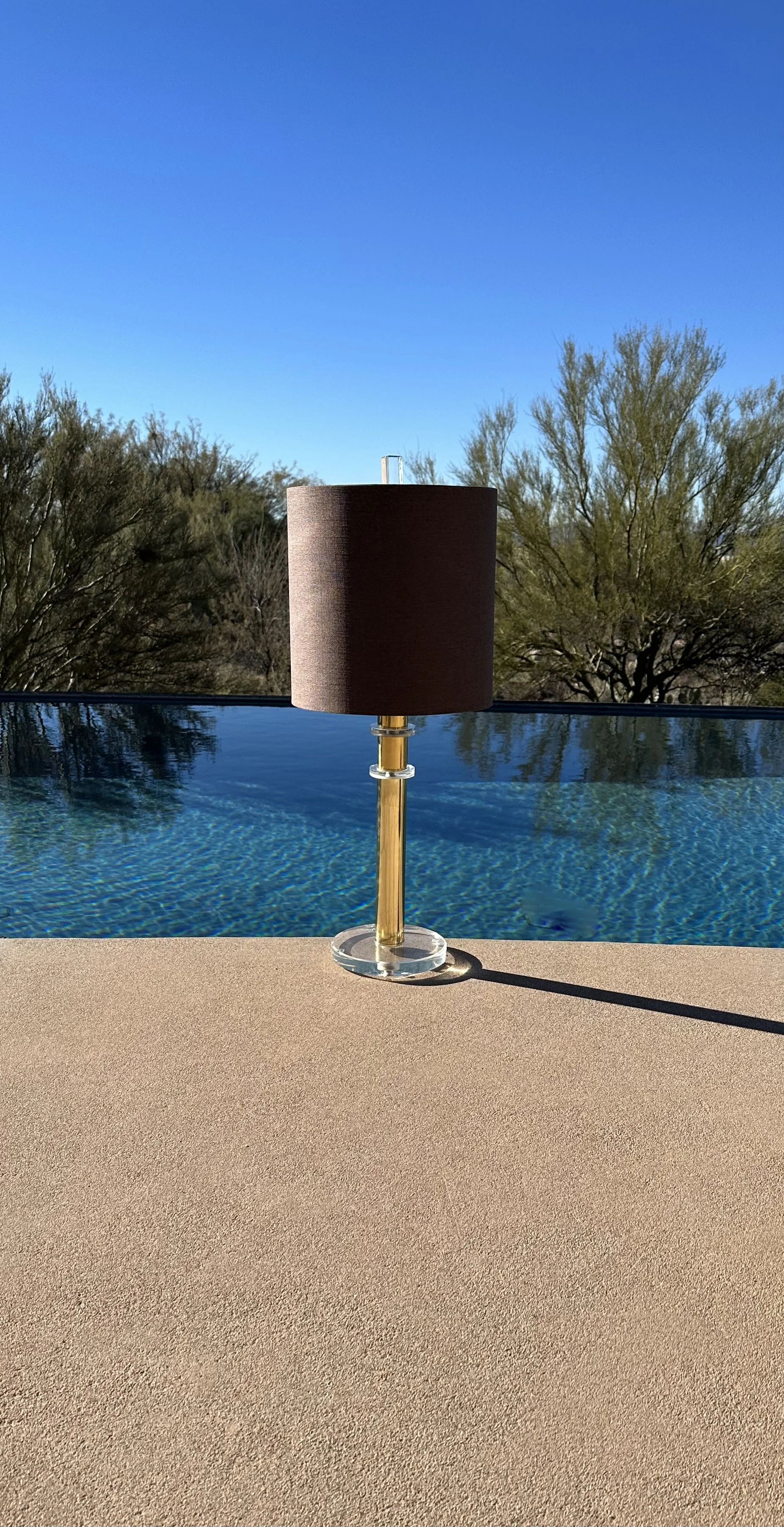 Vintage Modern Hollywood Regency Lamp