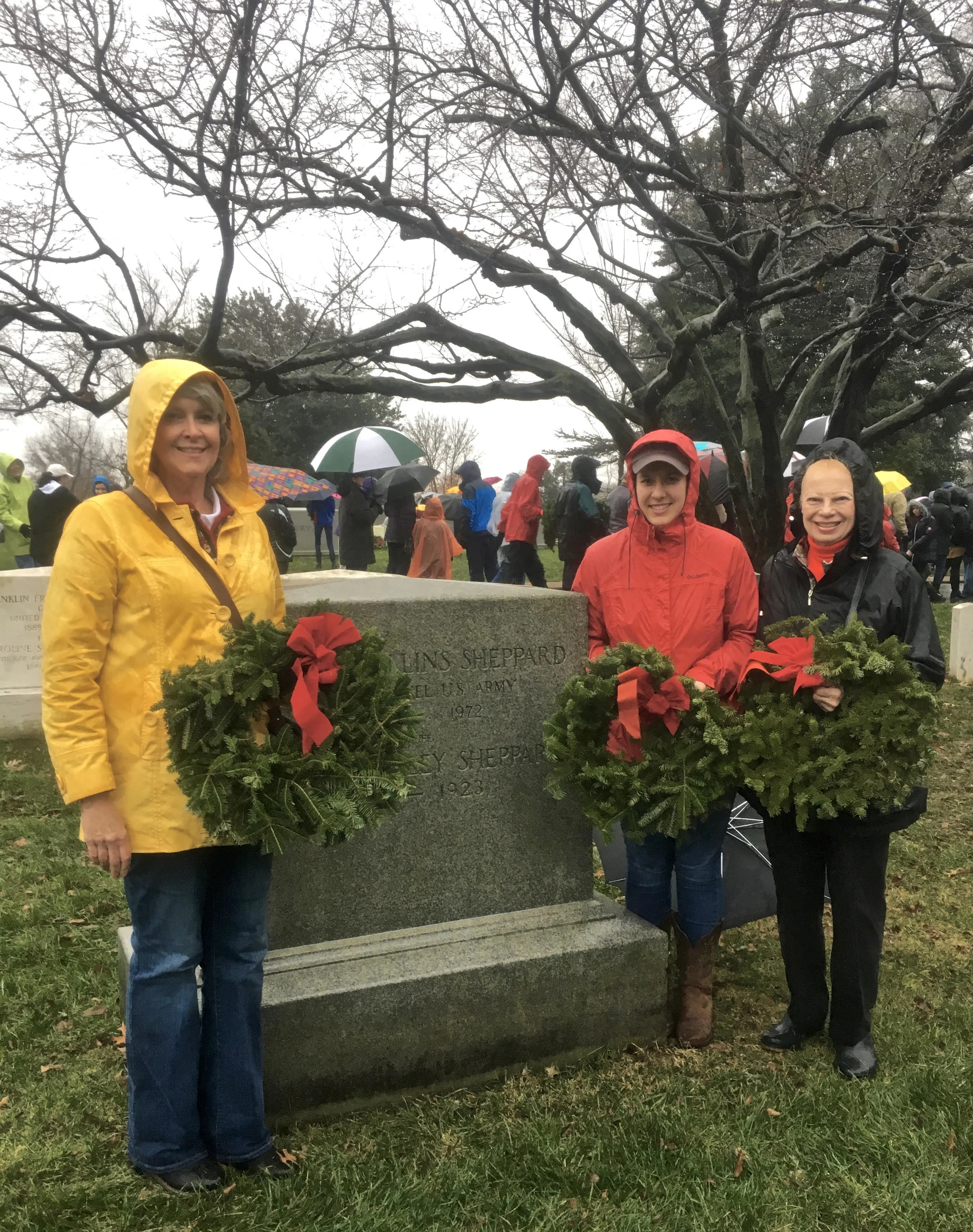 Freedom Hill Daughters participate in Wreaths Across America, Arlington National Cemetery