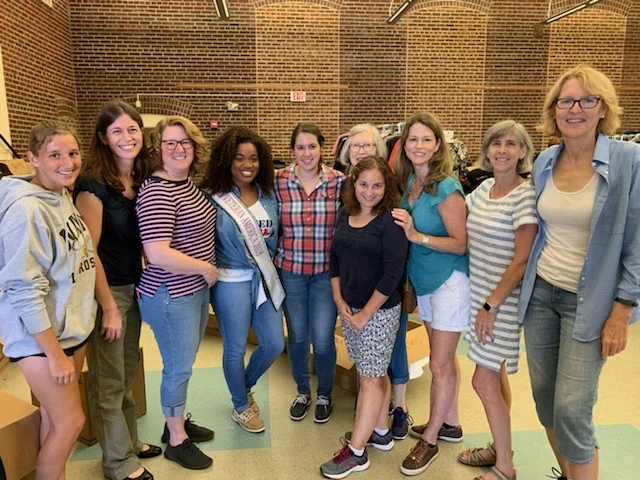 Freedom Hill Daughters meet Miss Veteran America at Final Salute’s Next Uniform event for female veterans transitioning to civilian life. August 2019