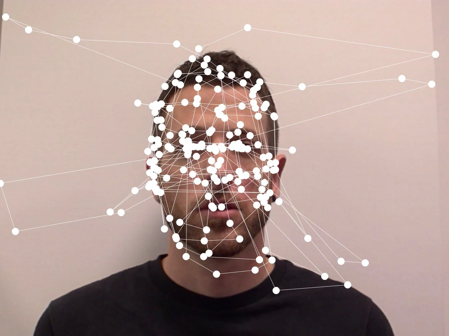  A composite visualization of the individual's saccades and fixations.&nbsp; 