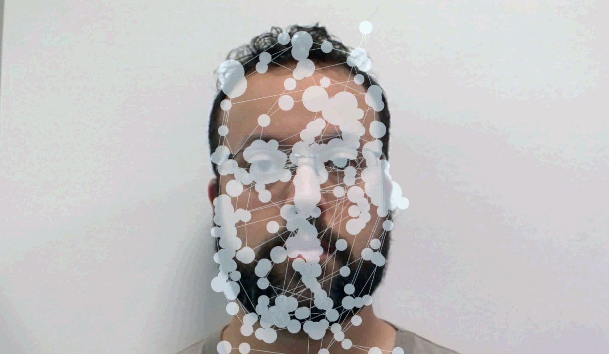  A composite visualization of the individual's saccades and fixations.&nbsp; 