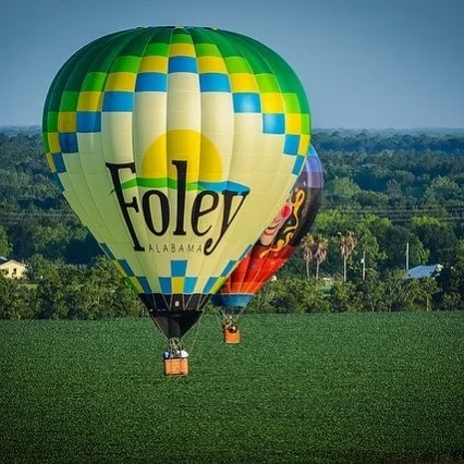 The city of Foley, Alabama sends its balloon to festivals across the southeast to encourage more tourism and business/industry to move to the area. #hotairrize #experientialmarketing #hotairballooning #marketing #hotairballoon #ballooning #branding #