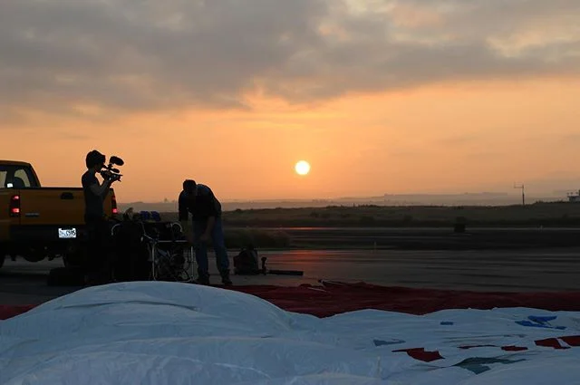 #throwback Preparing for an epic flight from Waimea in Hawaii.  The wind stopped blowing just long enough for a perfect flight in a box wind that allowed us to return to the airport for landing.  The project was part of a world record media stunt tha