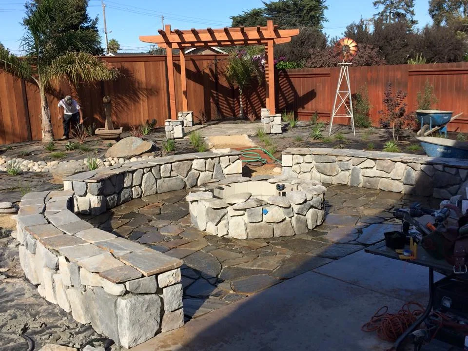 Ken's Fire Pit and Backyard Project