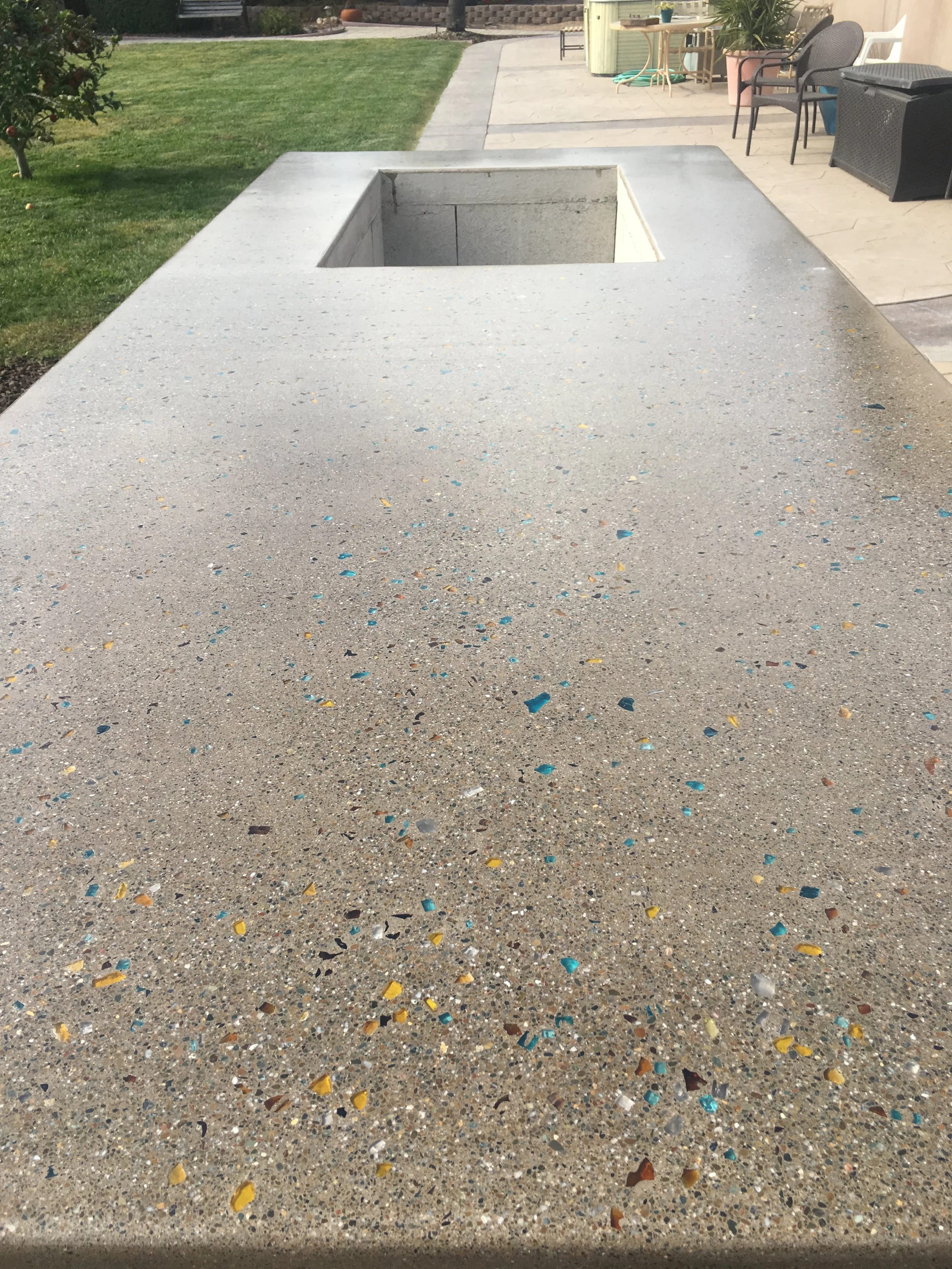 Deastoff Outdoor Kitchen Concrete Counter Top