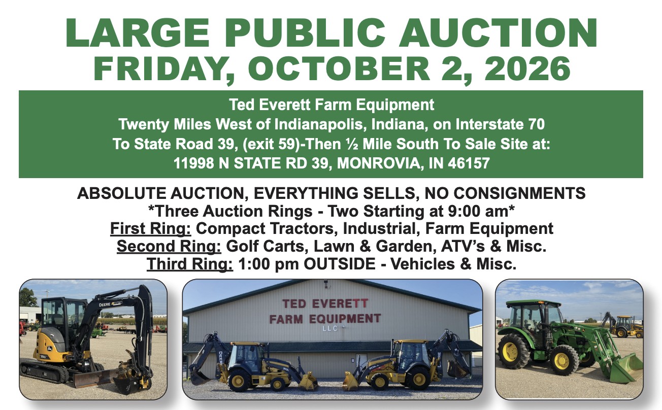 No-Reserve October 2nd Auction 