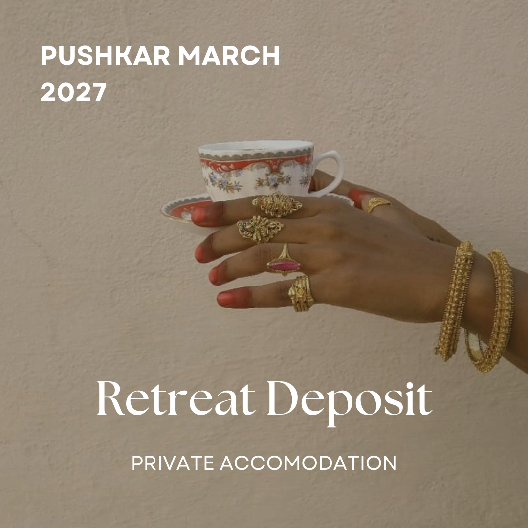 Private Accomodation India Retreat Deposit | Pushkar March 2027
