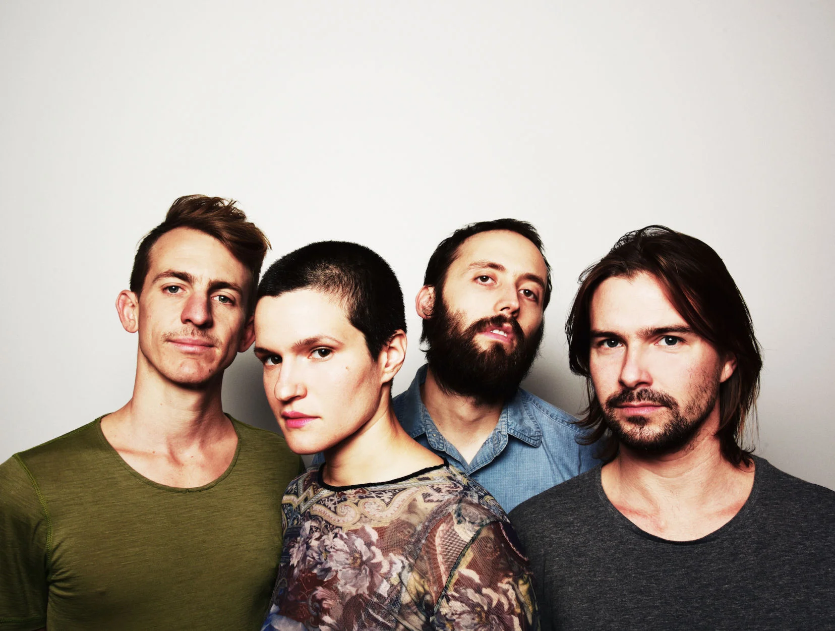Adrianne Lenker, second from left, fronts Big Thief. Photograph by Shervin Lainez