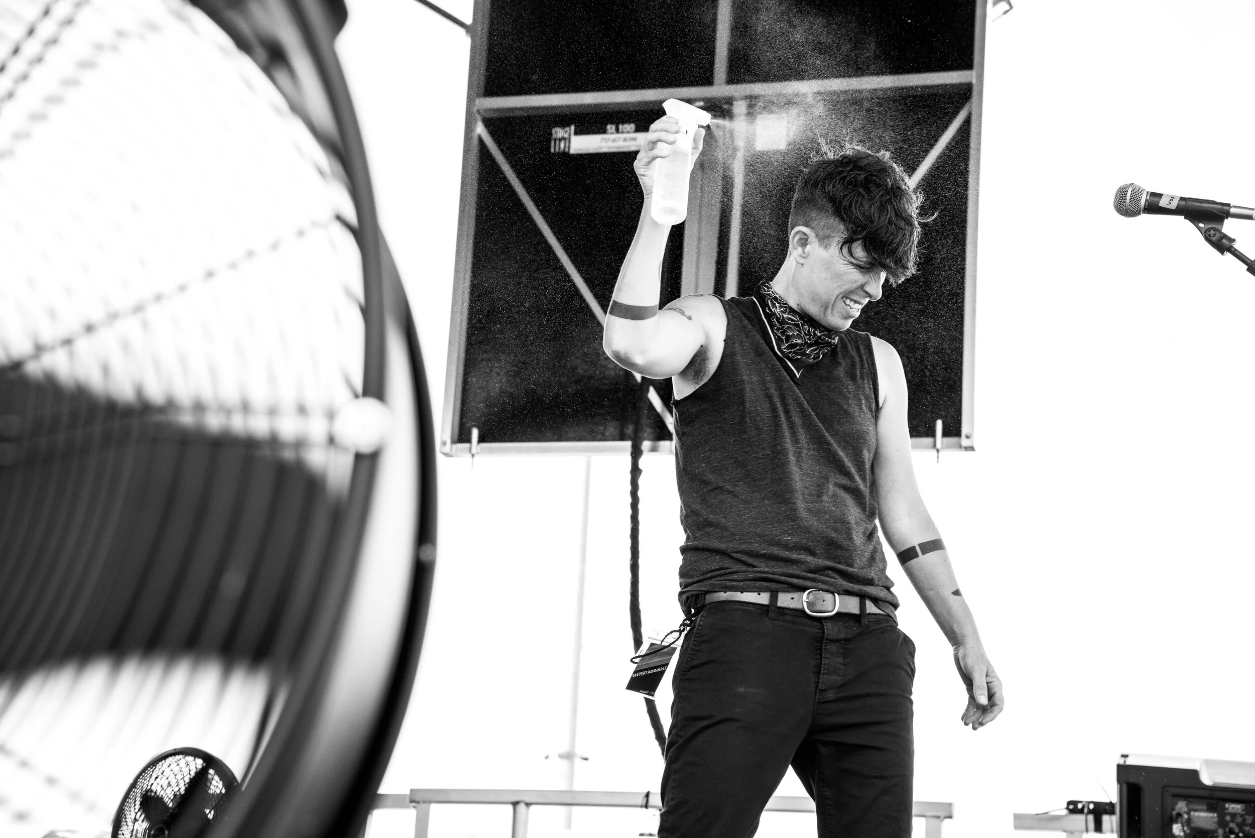 Pictured: National Poet, Andrea Gibson performing at Lancaster Pride 2019