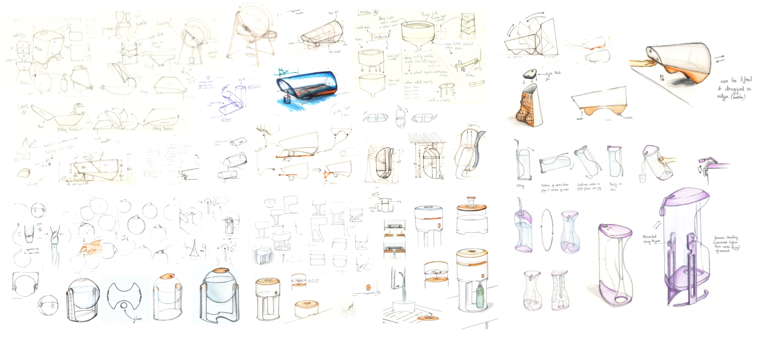 Water Storage Ideation (Pencils)
