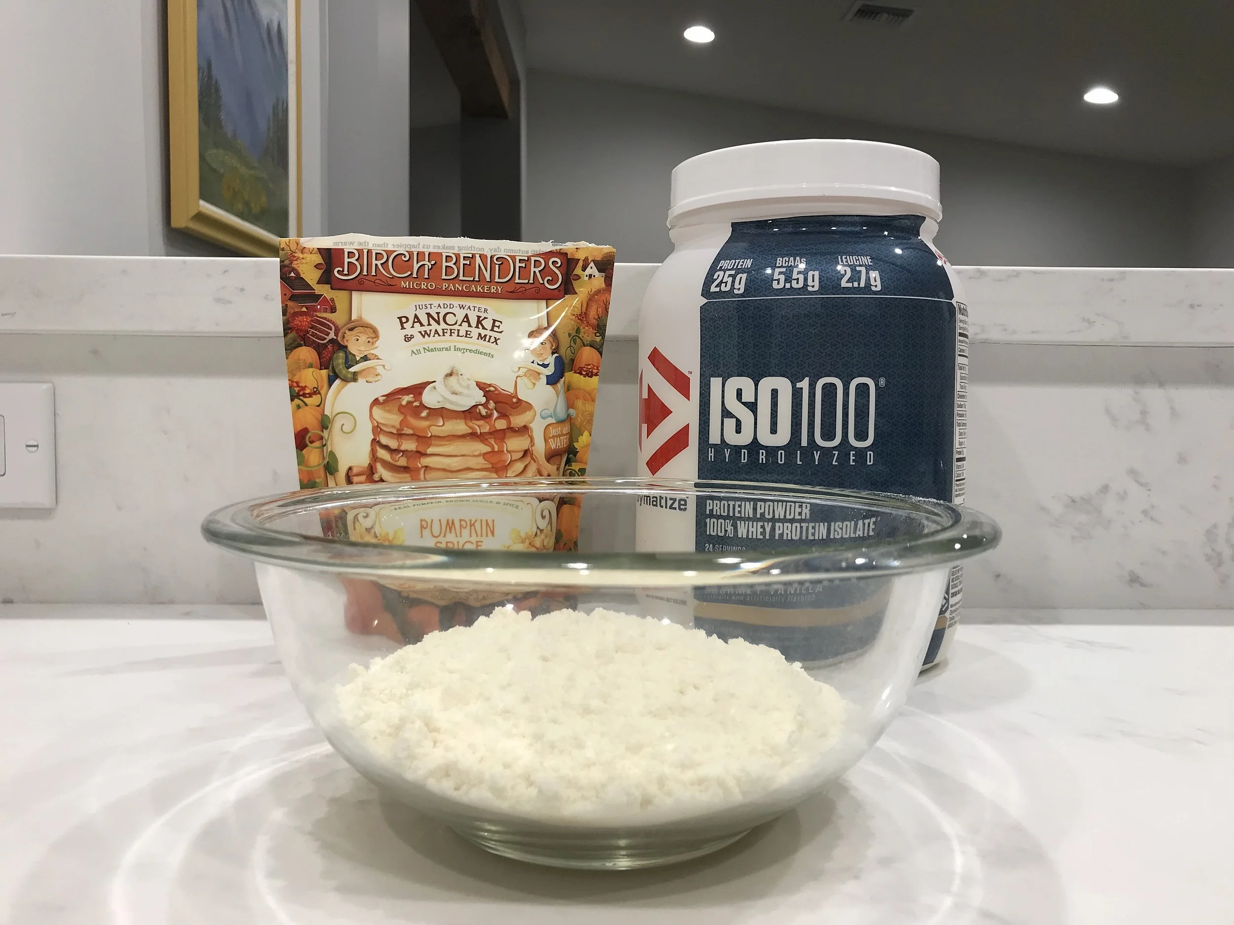 All you need to make yourself some home cooked pancakes in minutes!