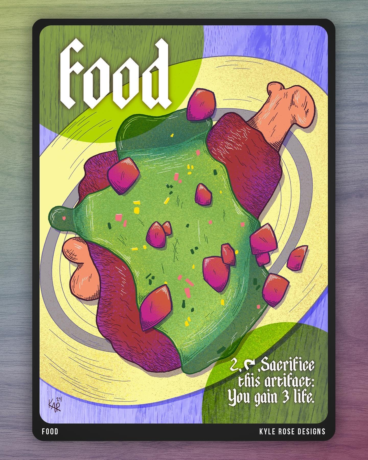 #Inktober 14: Food Token (also a little dubious homage to Breath of the Wild 😜)

#FoodToken #DubiousFood #MagicTheGathering #MTGart #Inktober2024 #FantasyFood #DigitalArt #ProcreateIllustration #MTGCommunity #InktoberChallenge #BreathOfTheWild #BotW