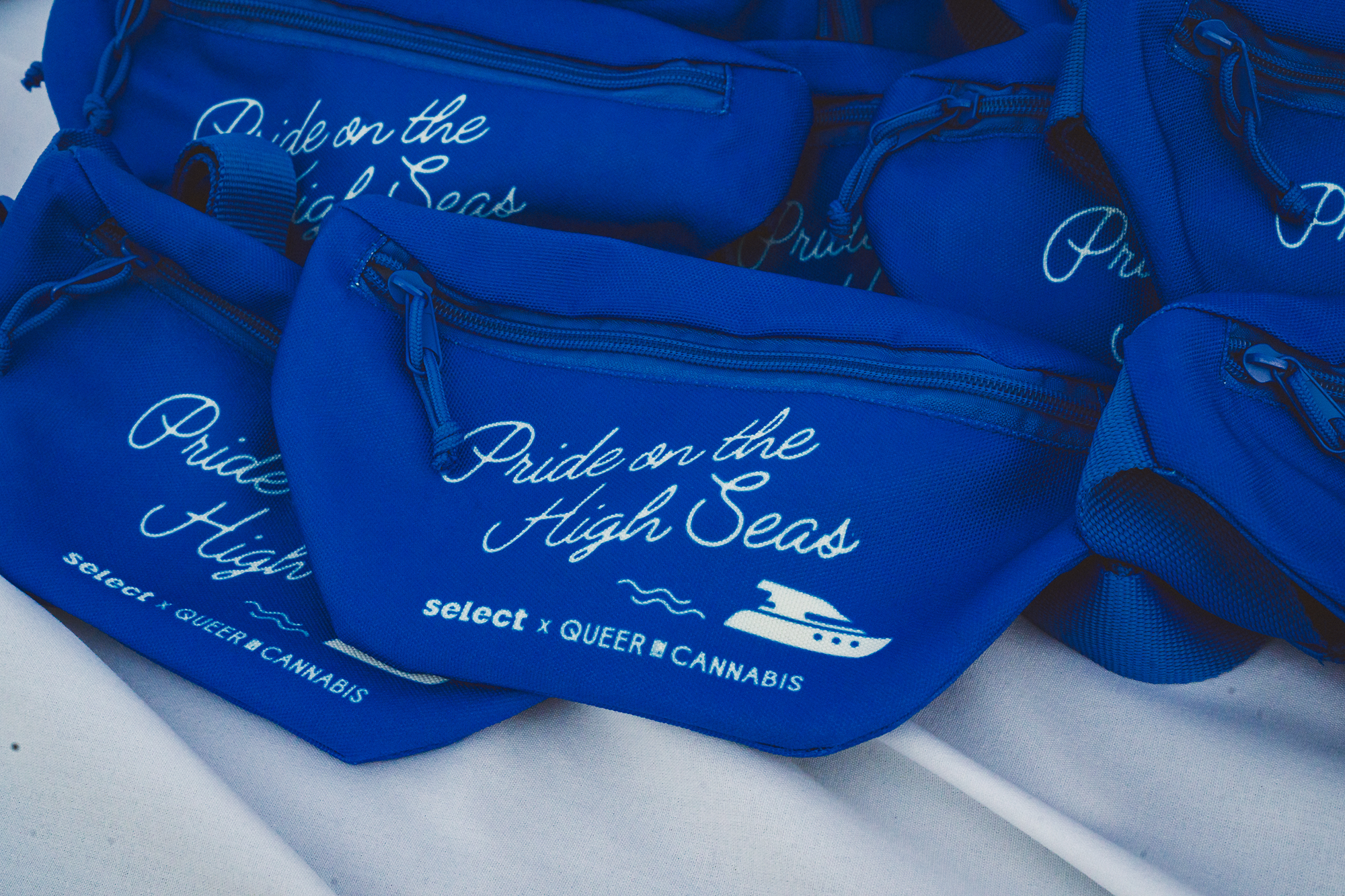 blue Pride on the High Seas Fanny Packs